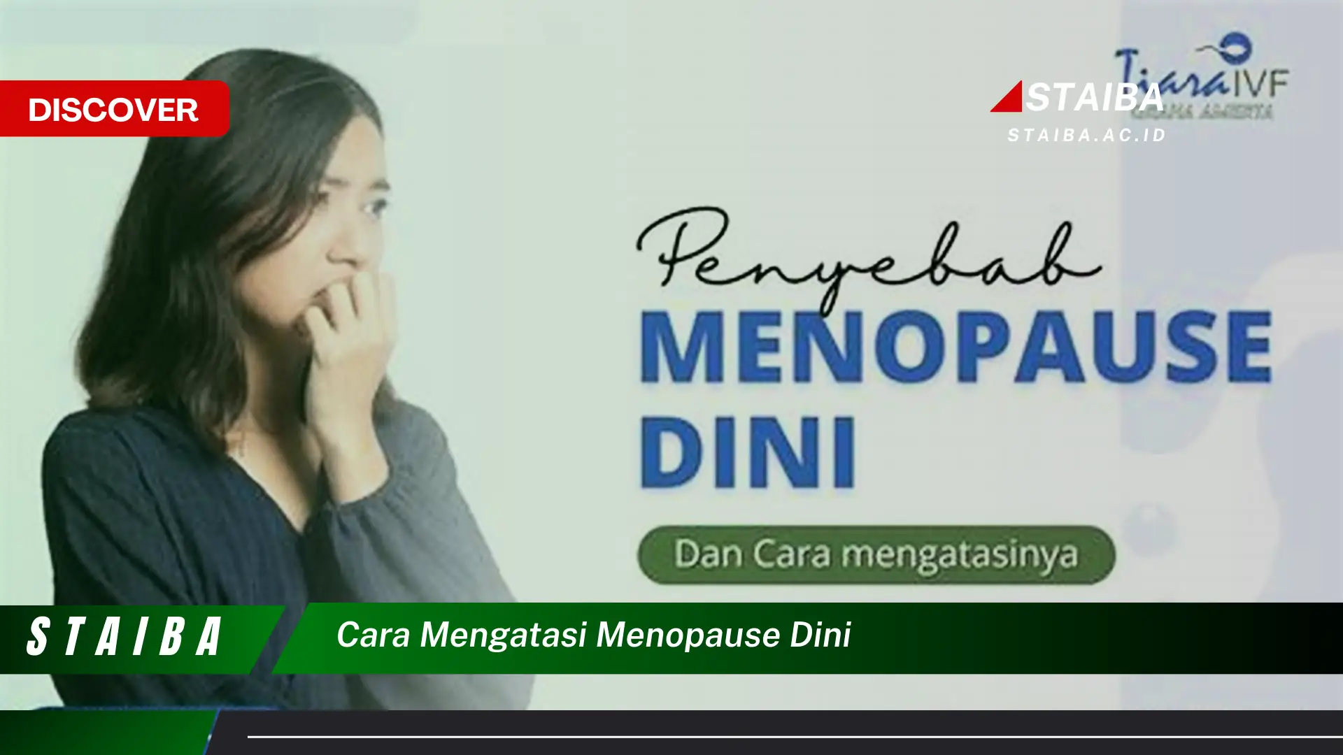 cara mengatasi menopause dini