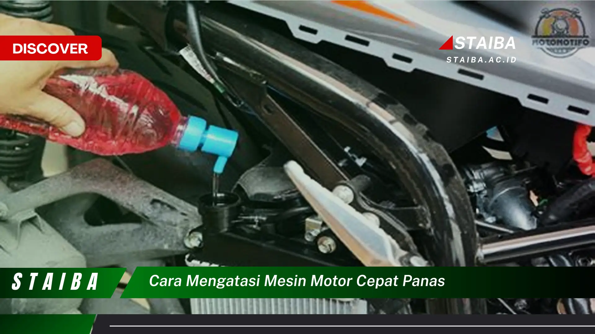 cara mengatasi mesin motor cepat panas