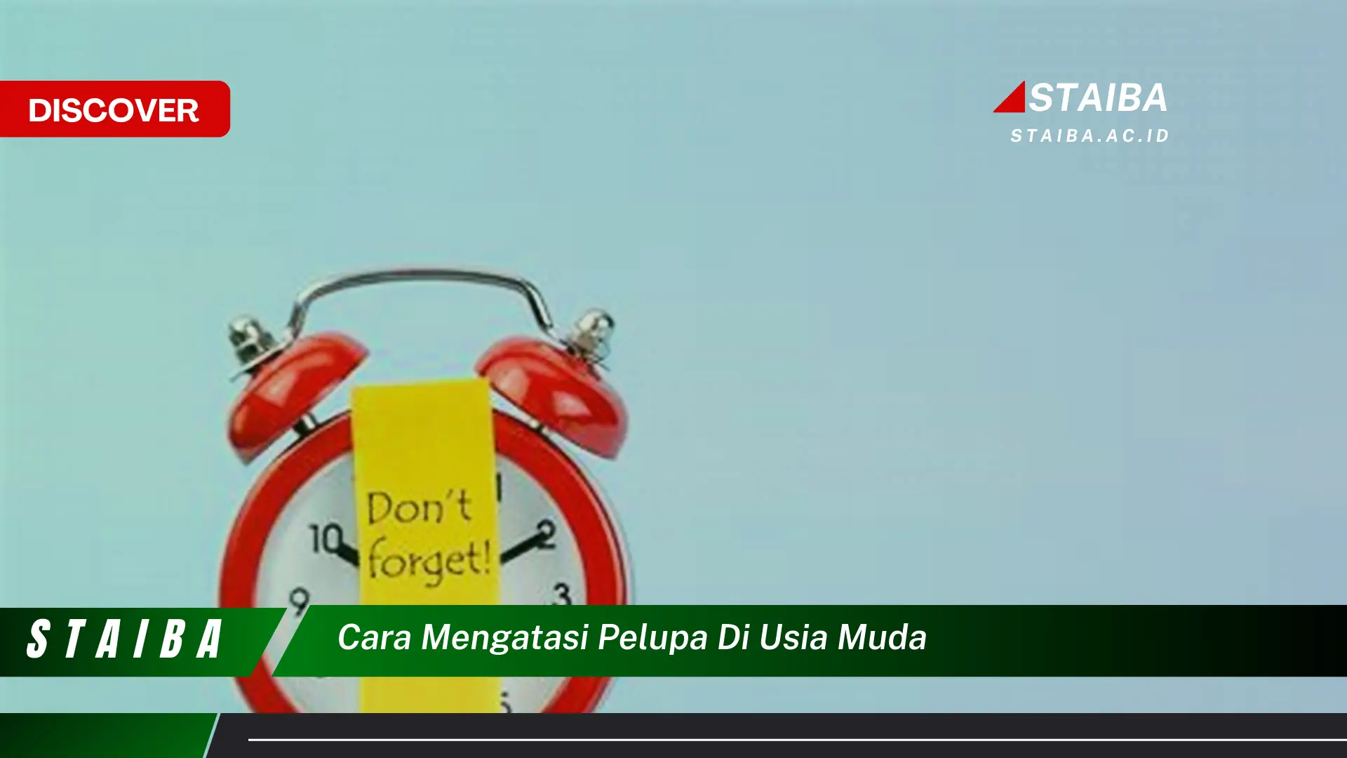 cara mengatasi pelupa di usia muda