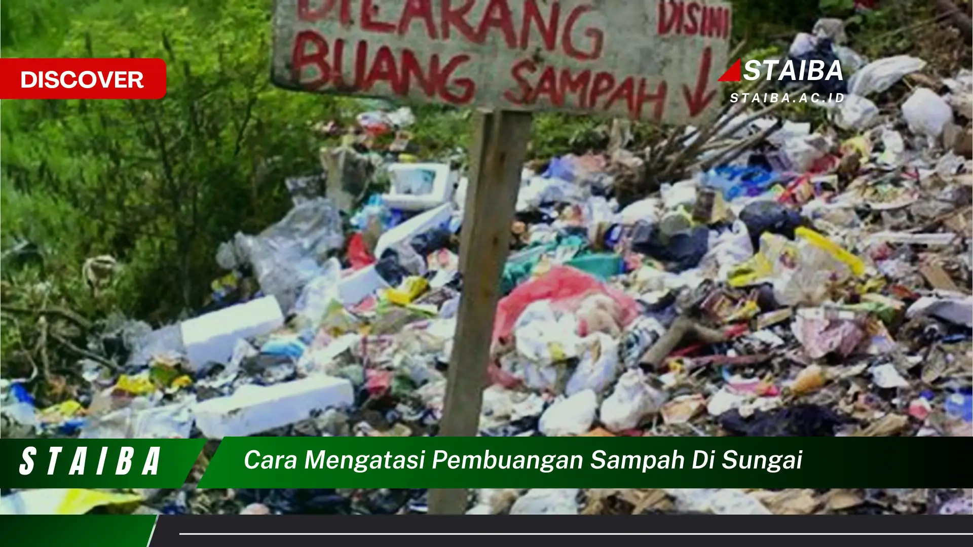 cara mengatasi pembuangan sampah di sungai