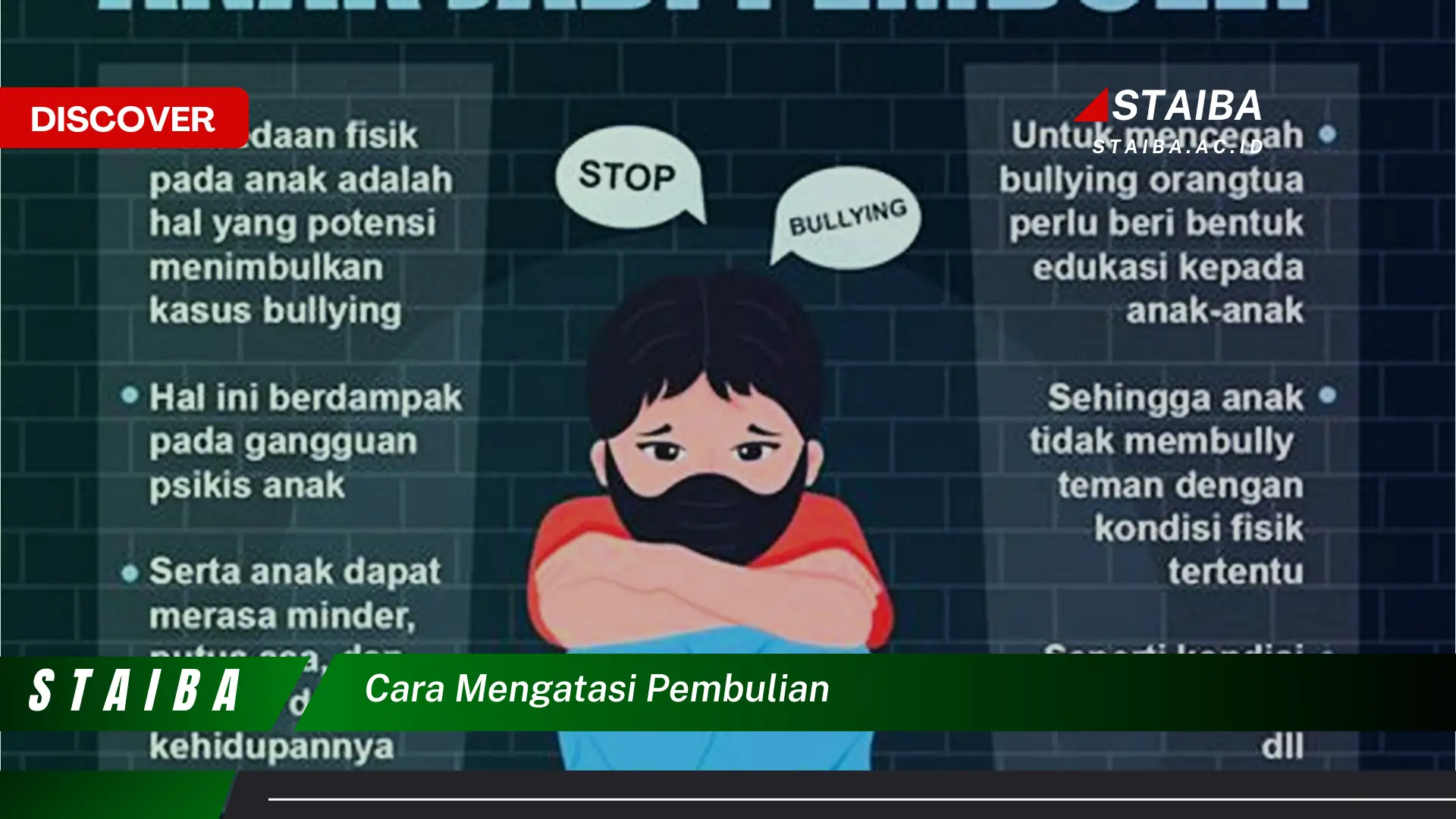 cara mengatasi pembulian