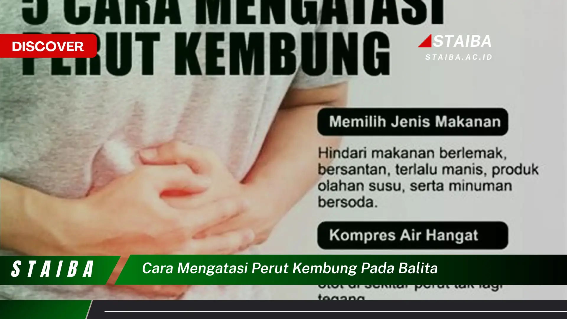 cara mengatasi perut kembung pada balita