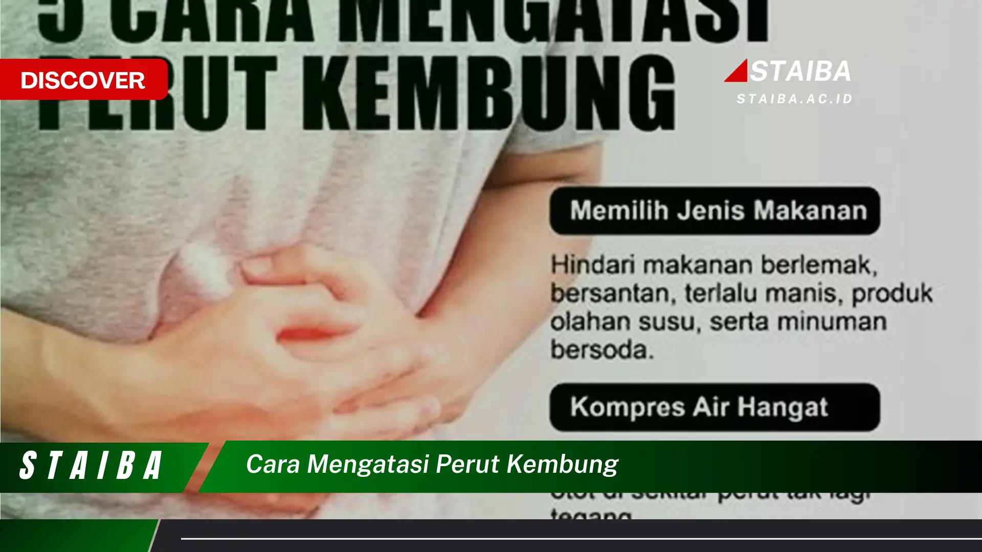 cara mengatasi perut kembung