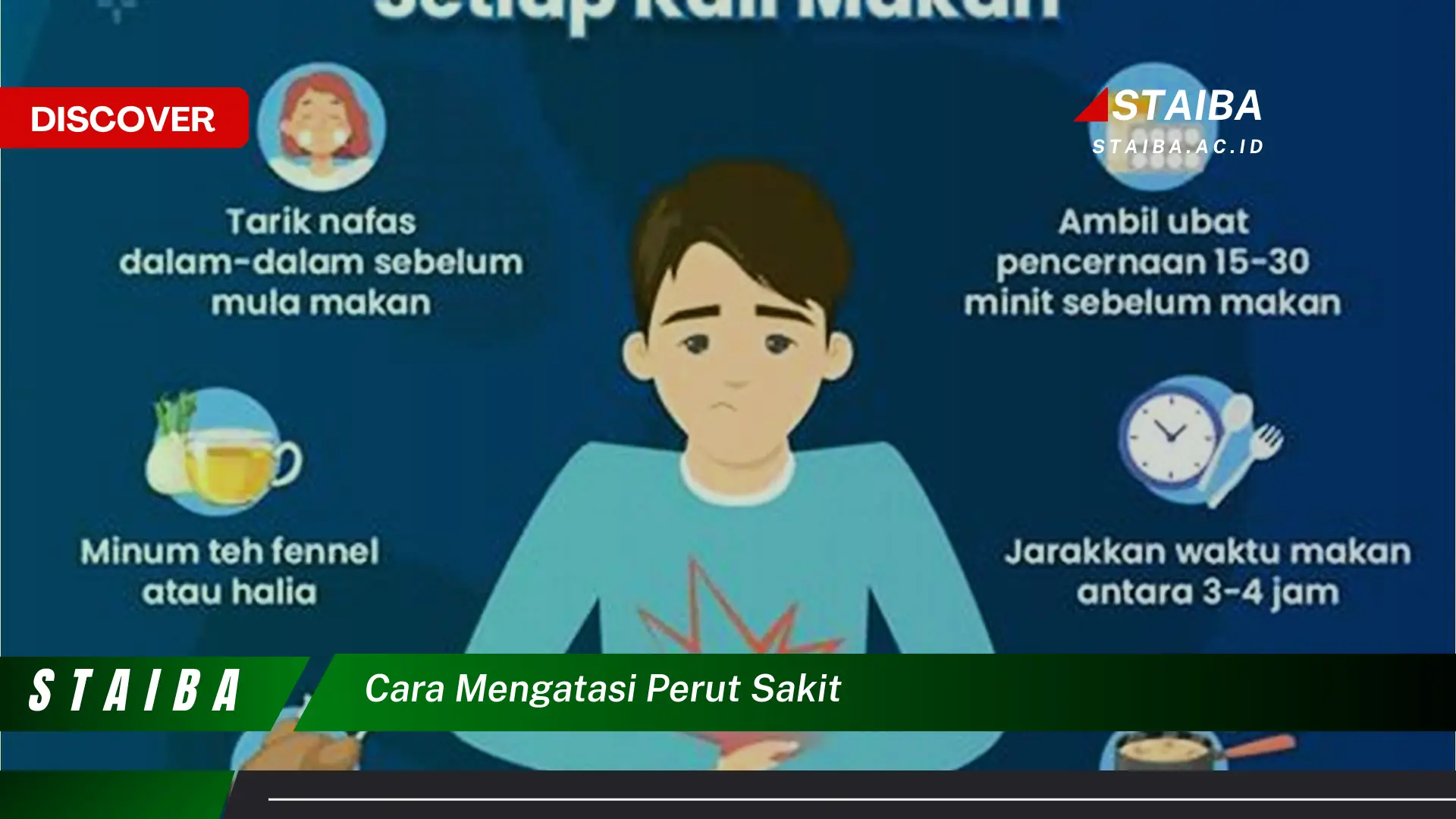 cara mengatasi perut sakit