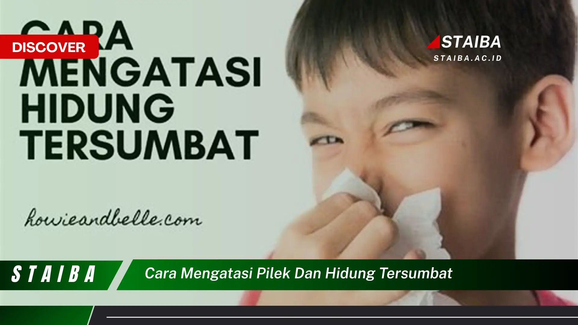 cara mengatasi pilek dan hidung tersumbat