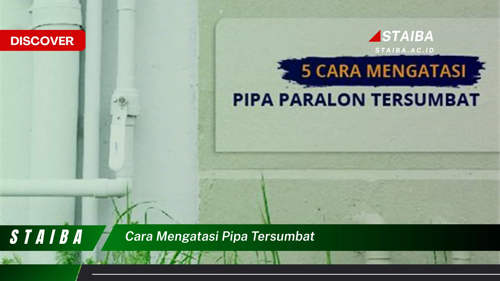 cara mengatasi pipa tersumbat