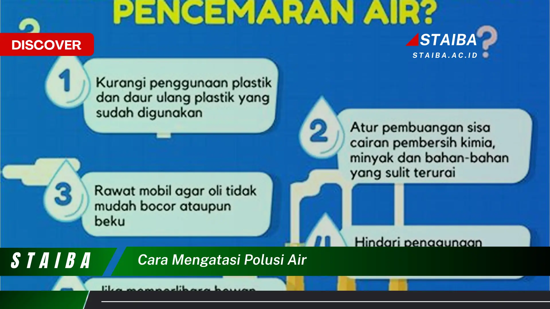 cara mengatasi polusi air