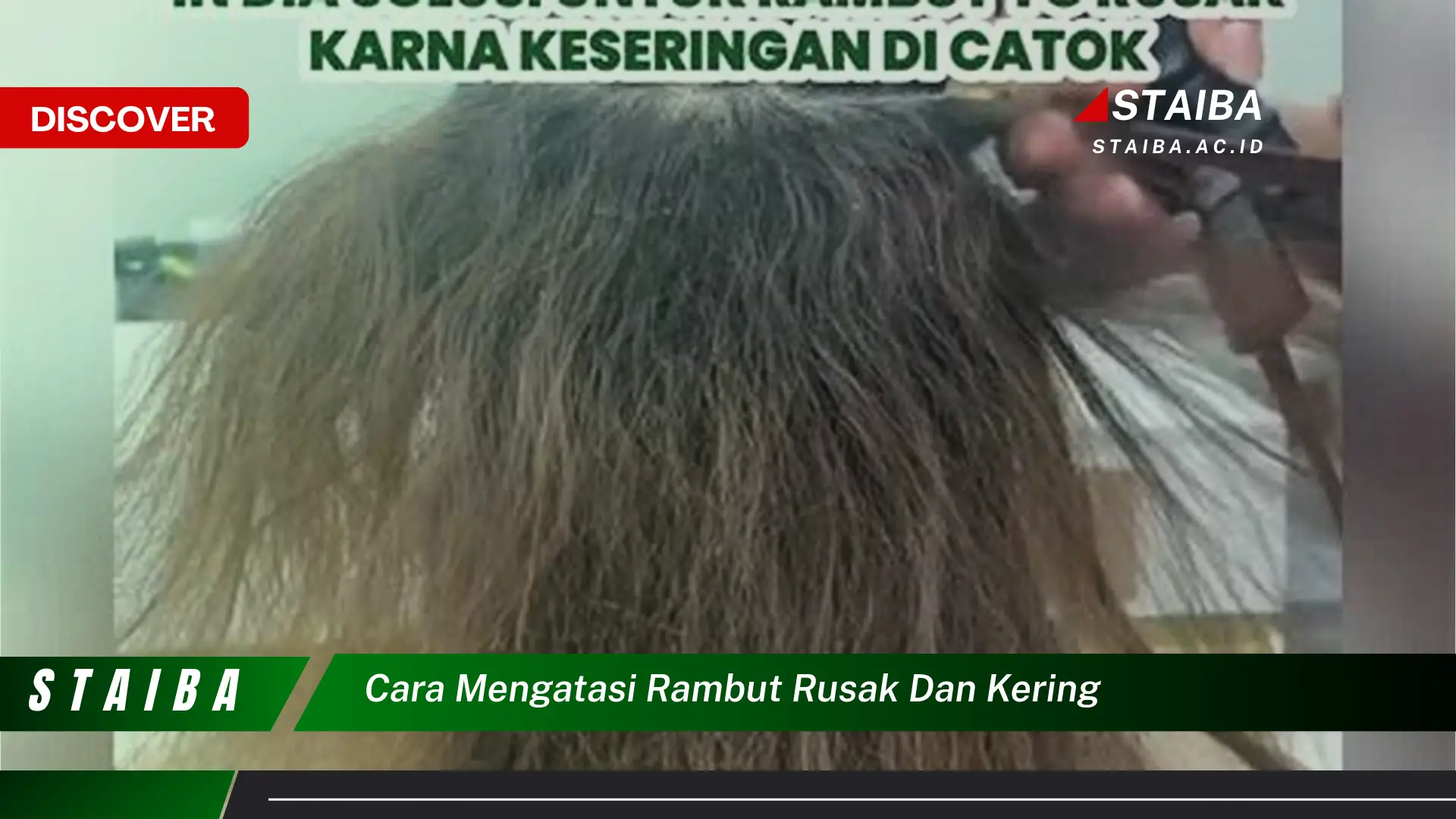 cara mengatasi rambut rusak dan kering