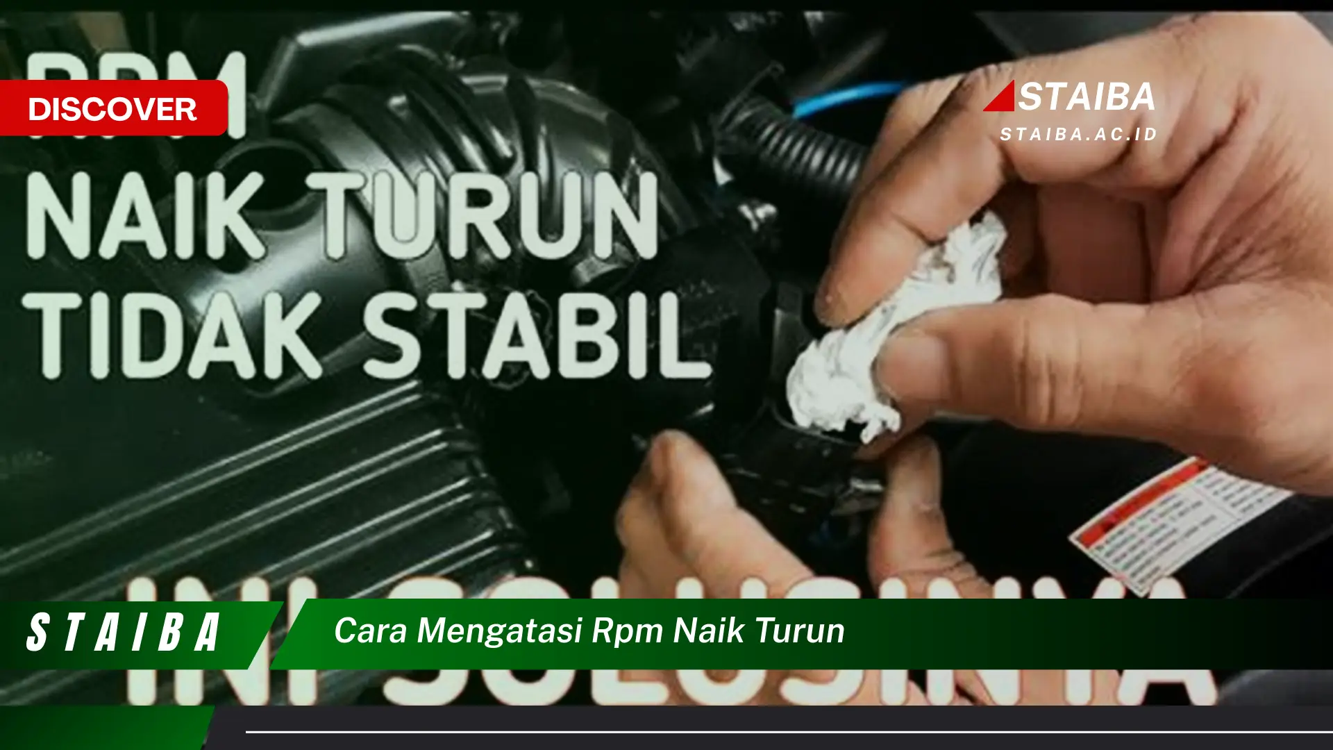 cara mengatasi rpm naik turun