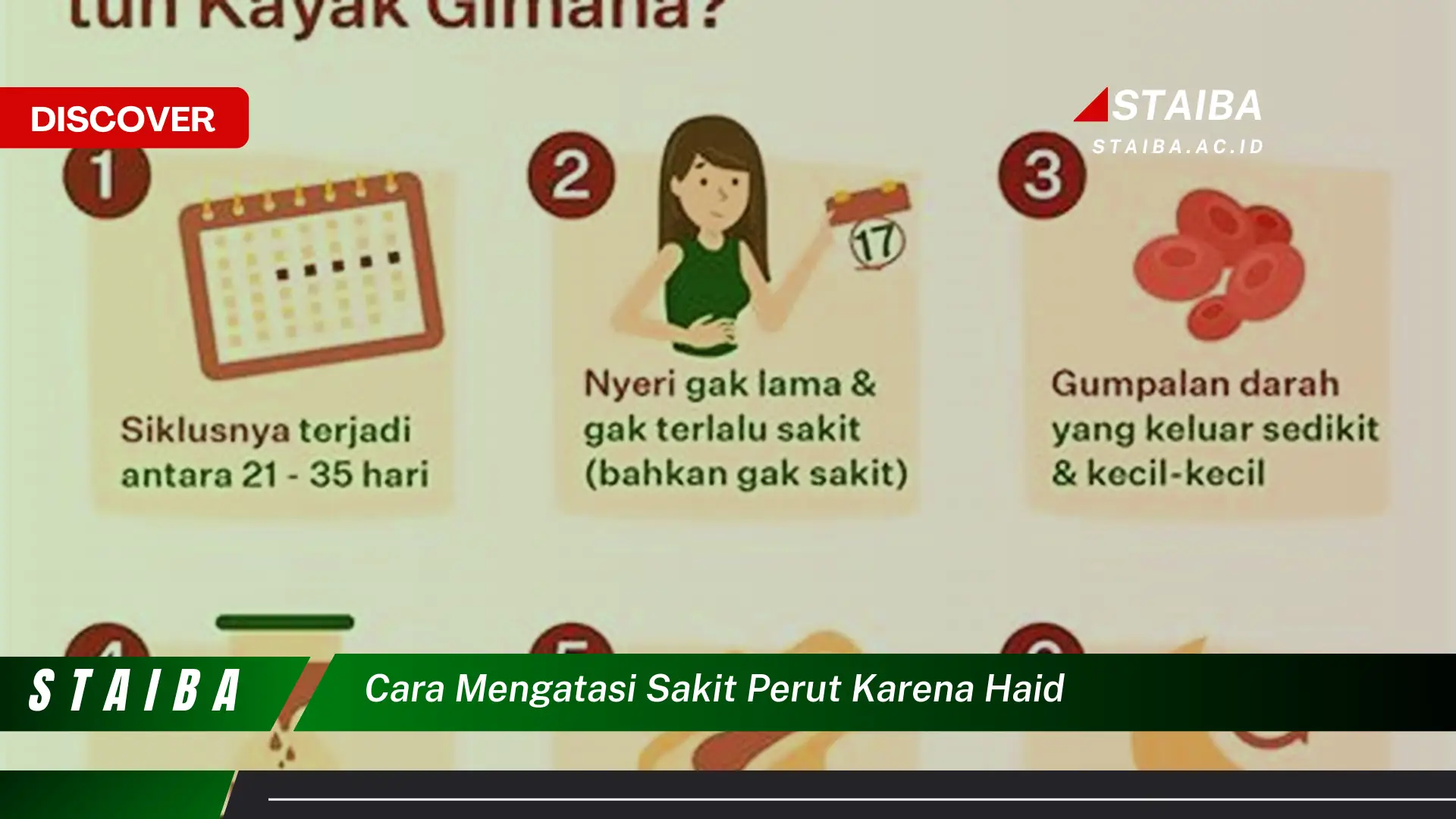 cara mengatasi sakit perut karena haid