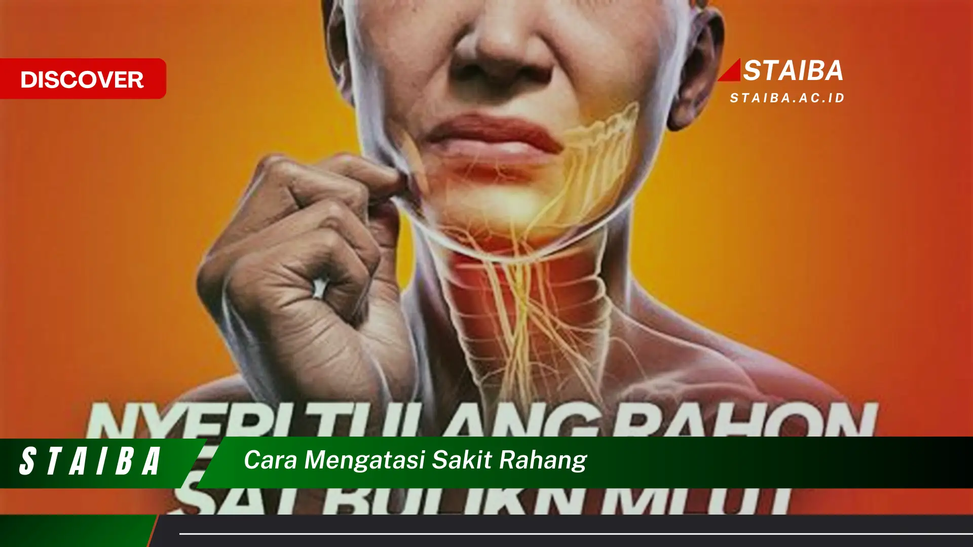 cara mengatasi sakit rahang