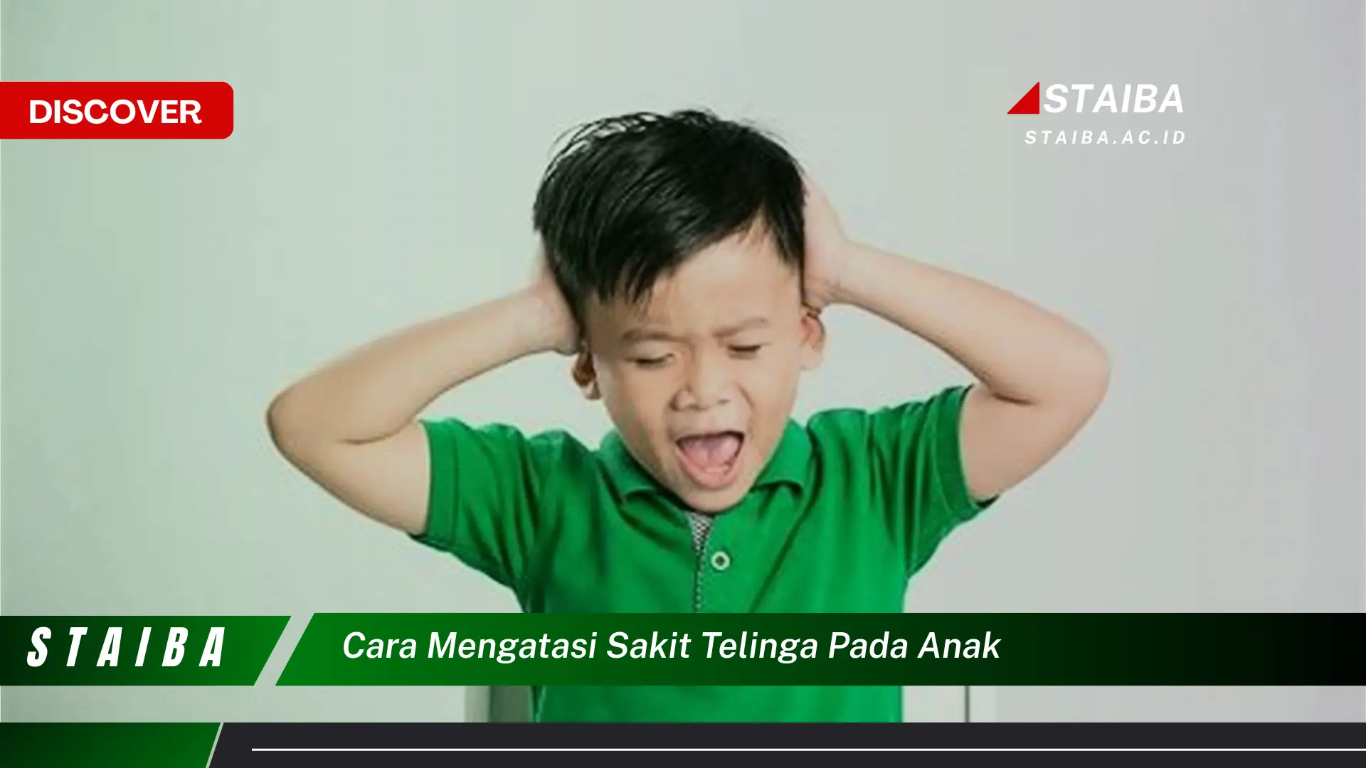 cara mengatasi sakit telinga pada anak