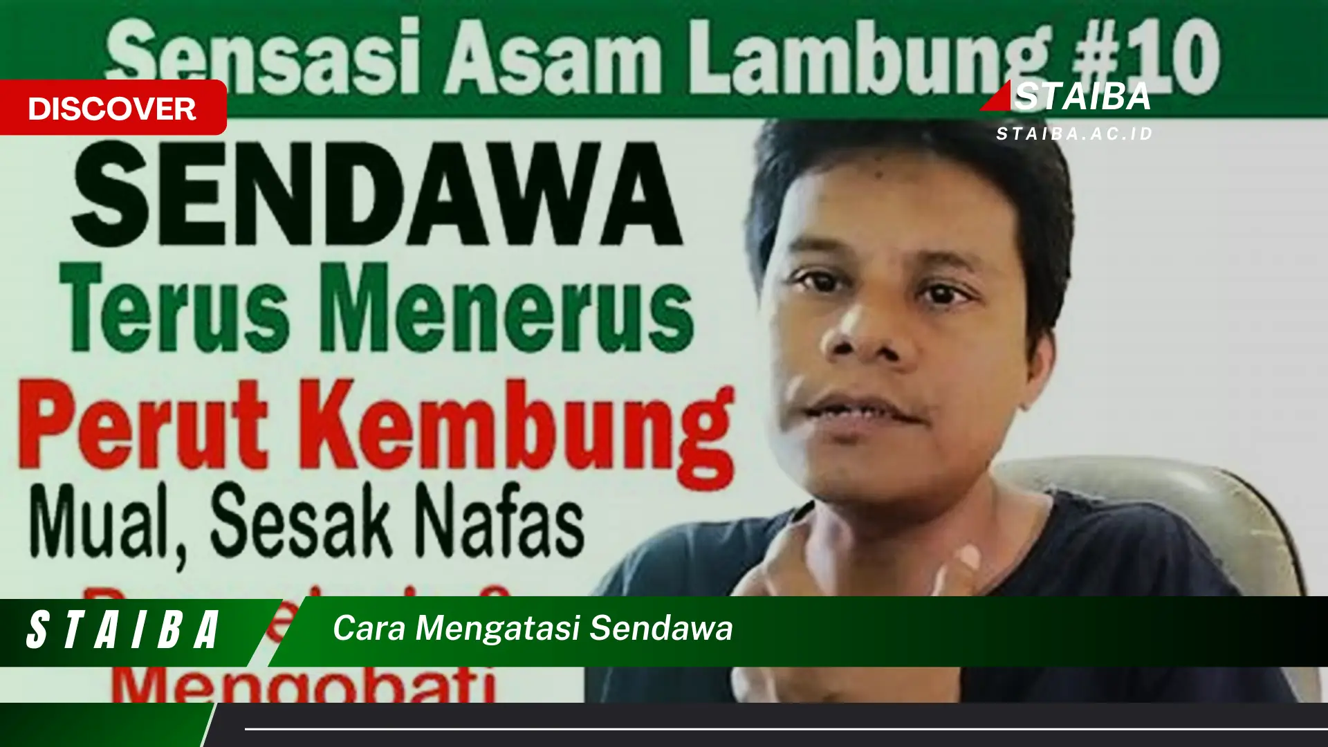 cara mengatasi sendawa