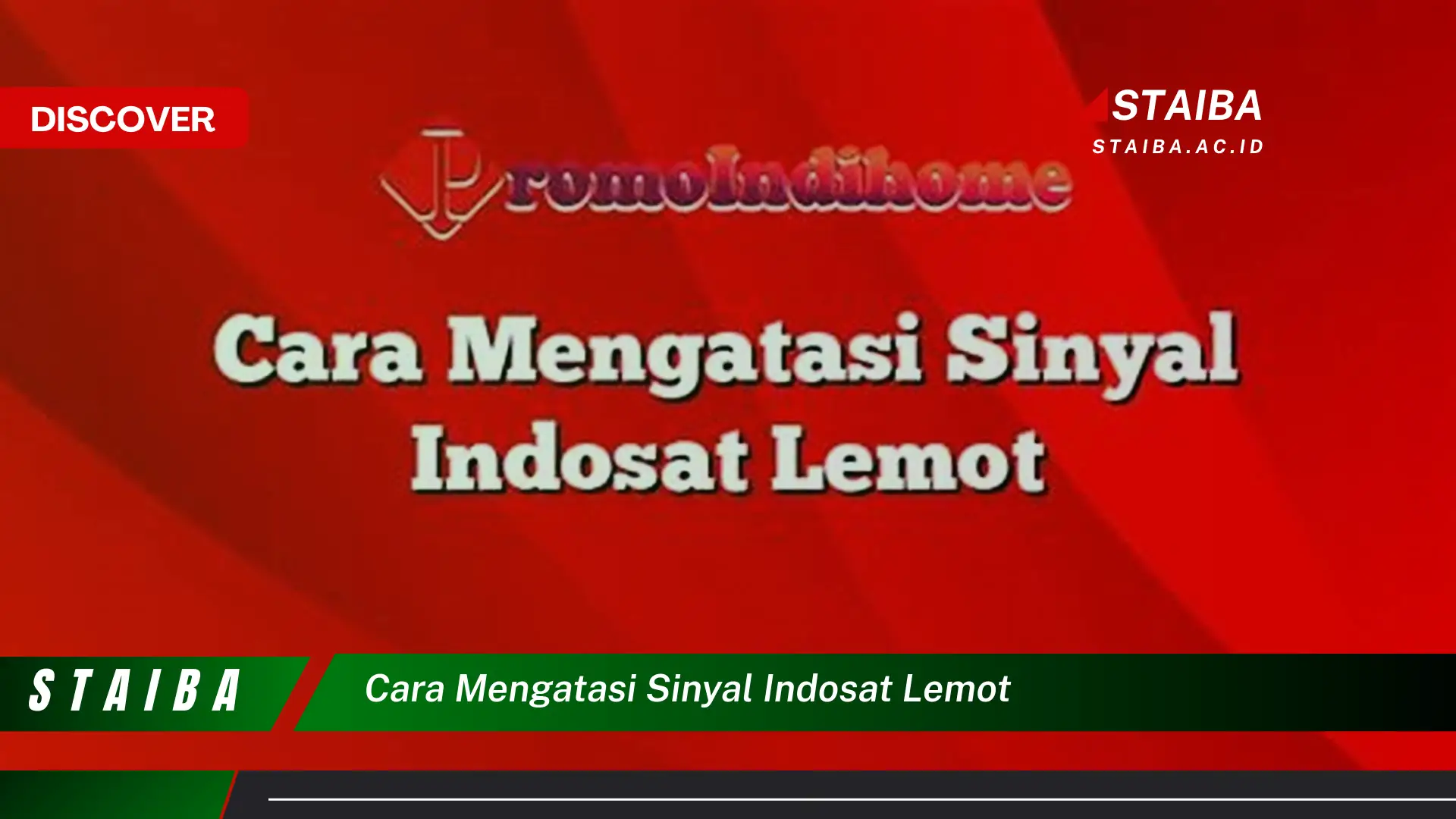 cara mengatasi sinyal indosat lemot