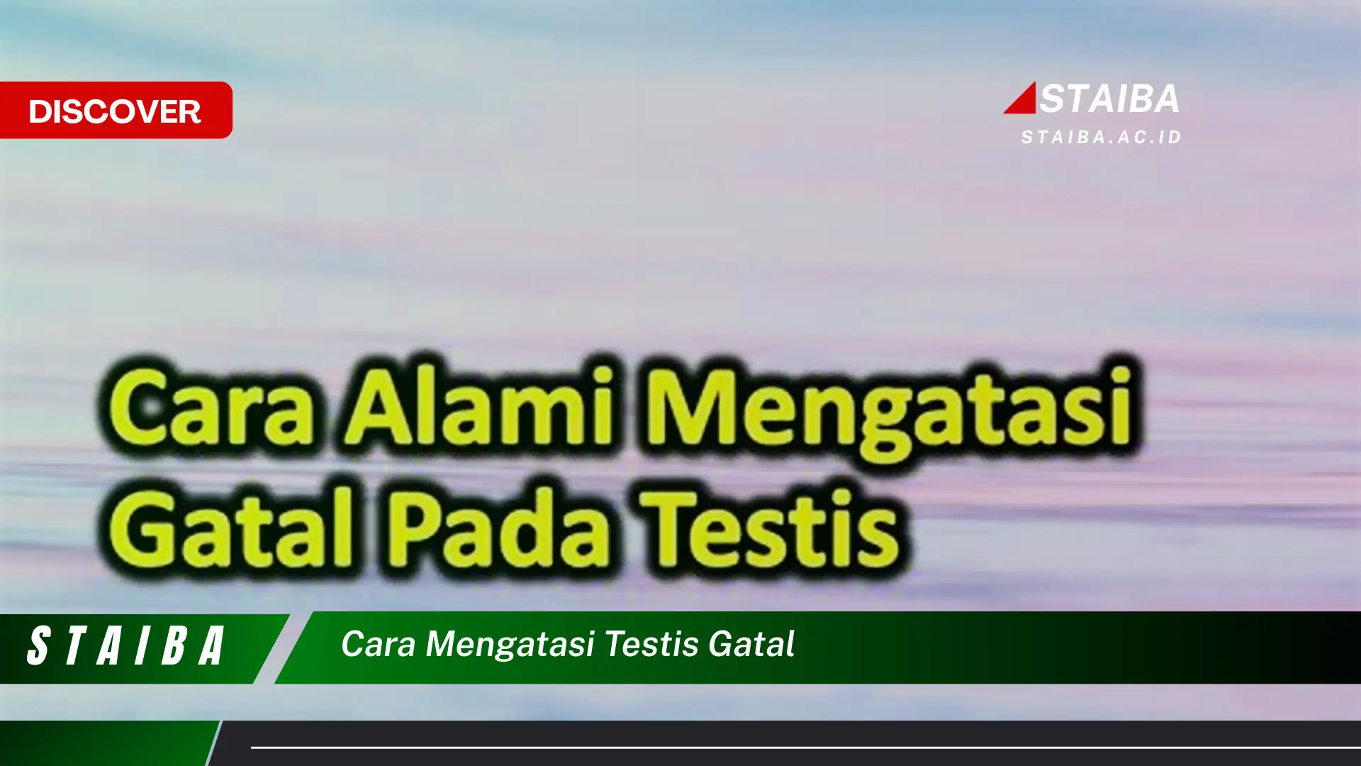 cara mengatasi testis gatal