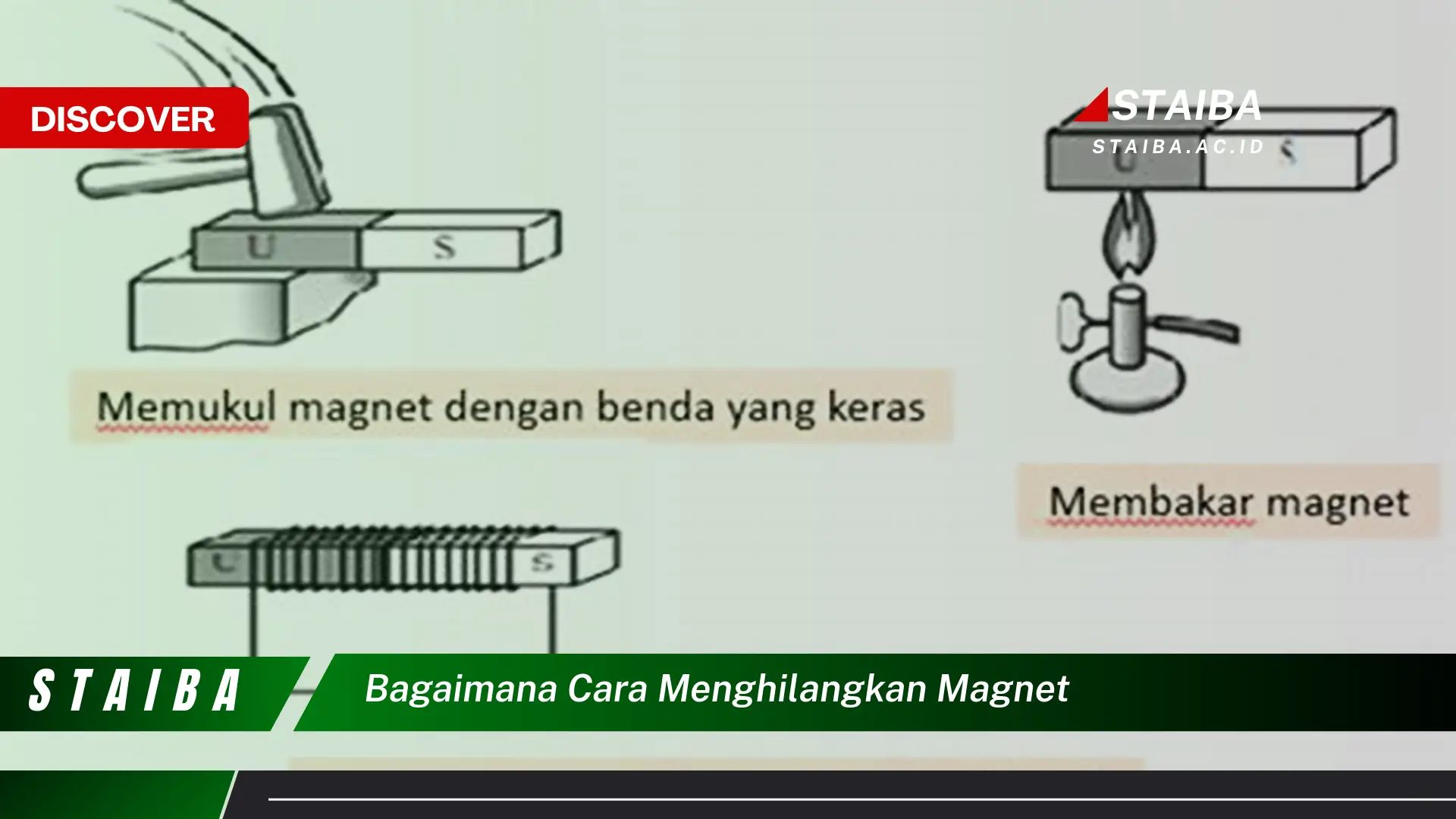 bagaimana cara menghilangkan magnet