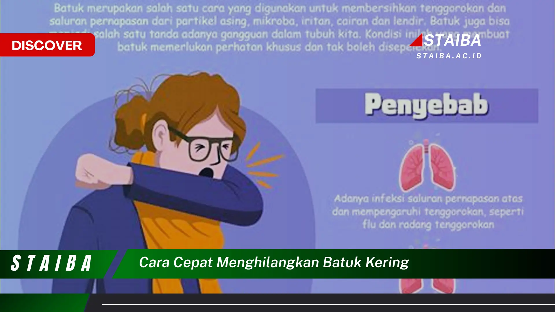 cara cepat menghilangkan batuk kering