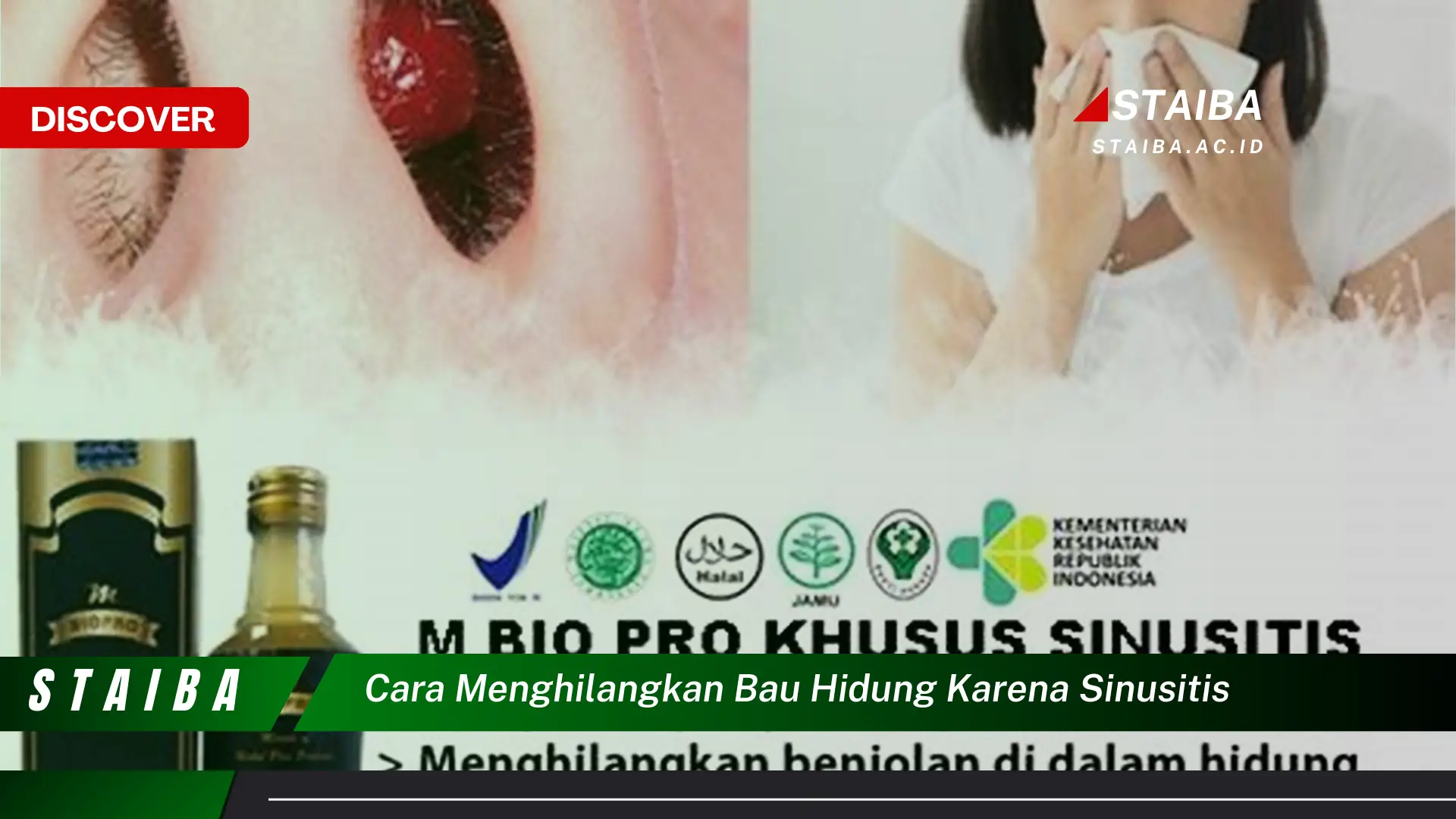 cara menghilangkan bau hidung karena sinusitis