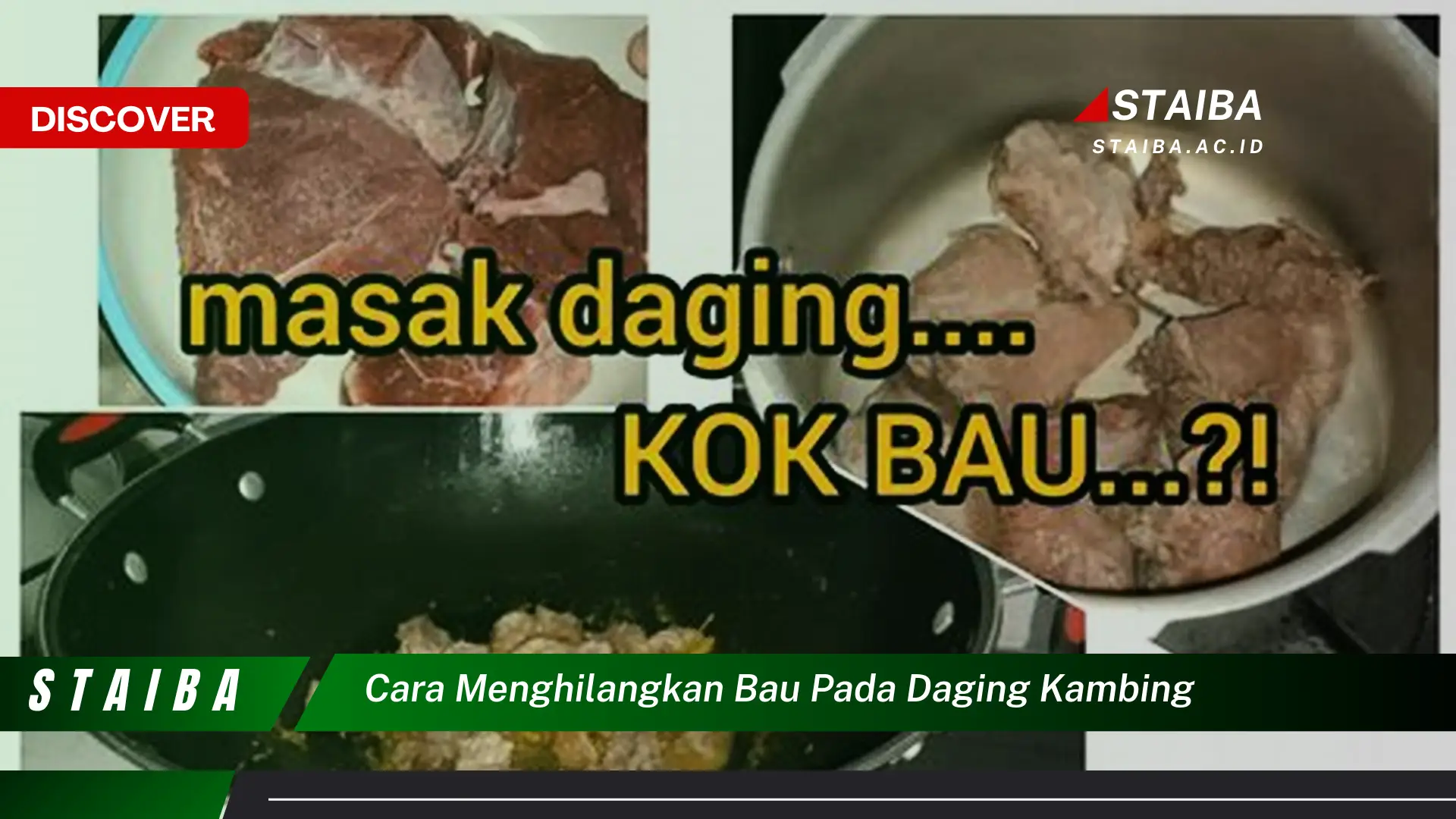 cara menghilangkan bau pada daging kambing