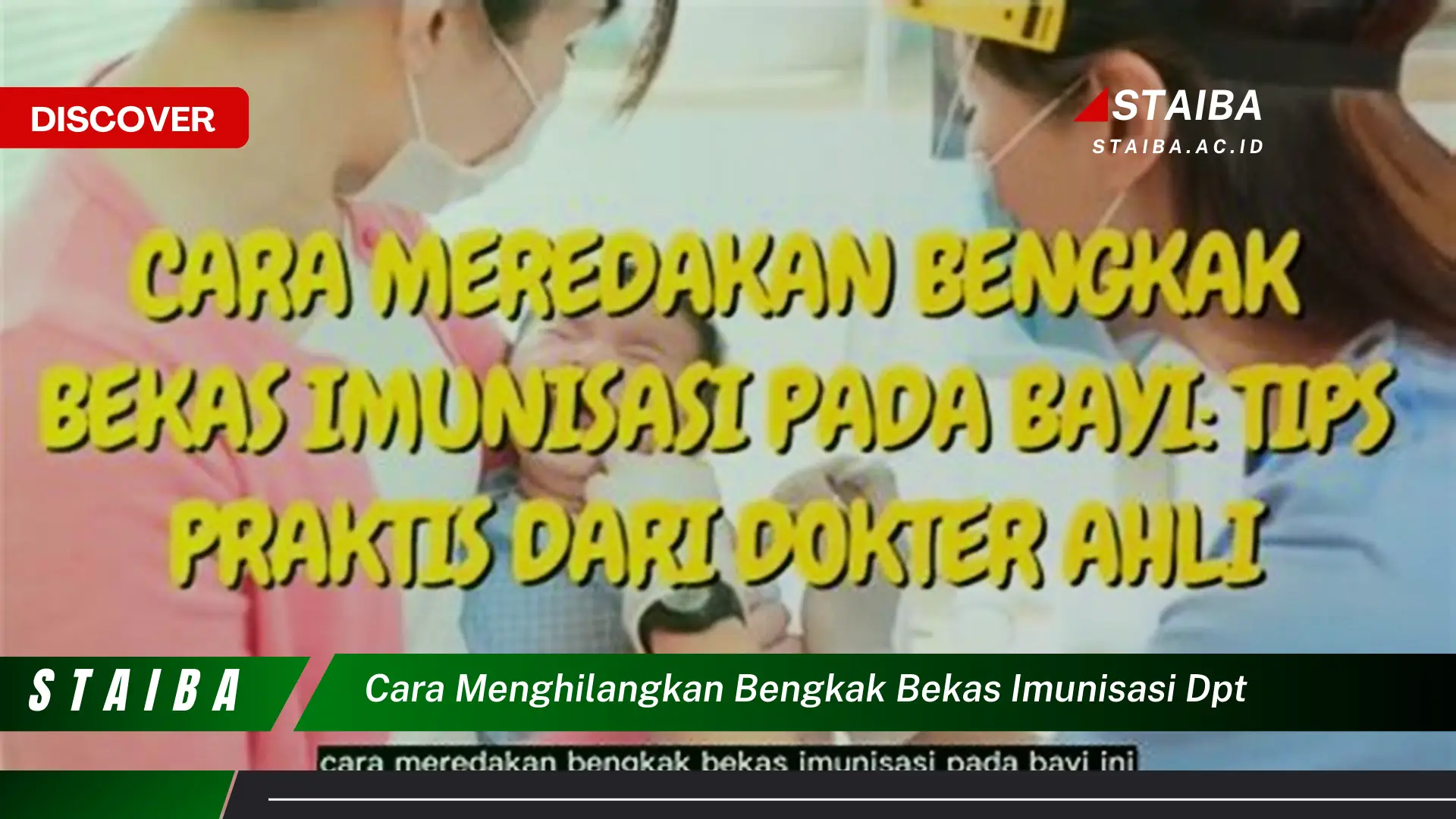 cara menghilangkan bengkak bekas imunisasi dpt