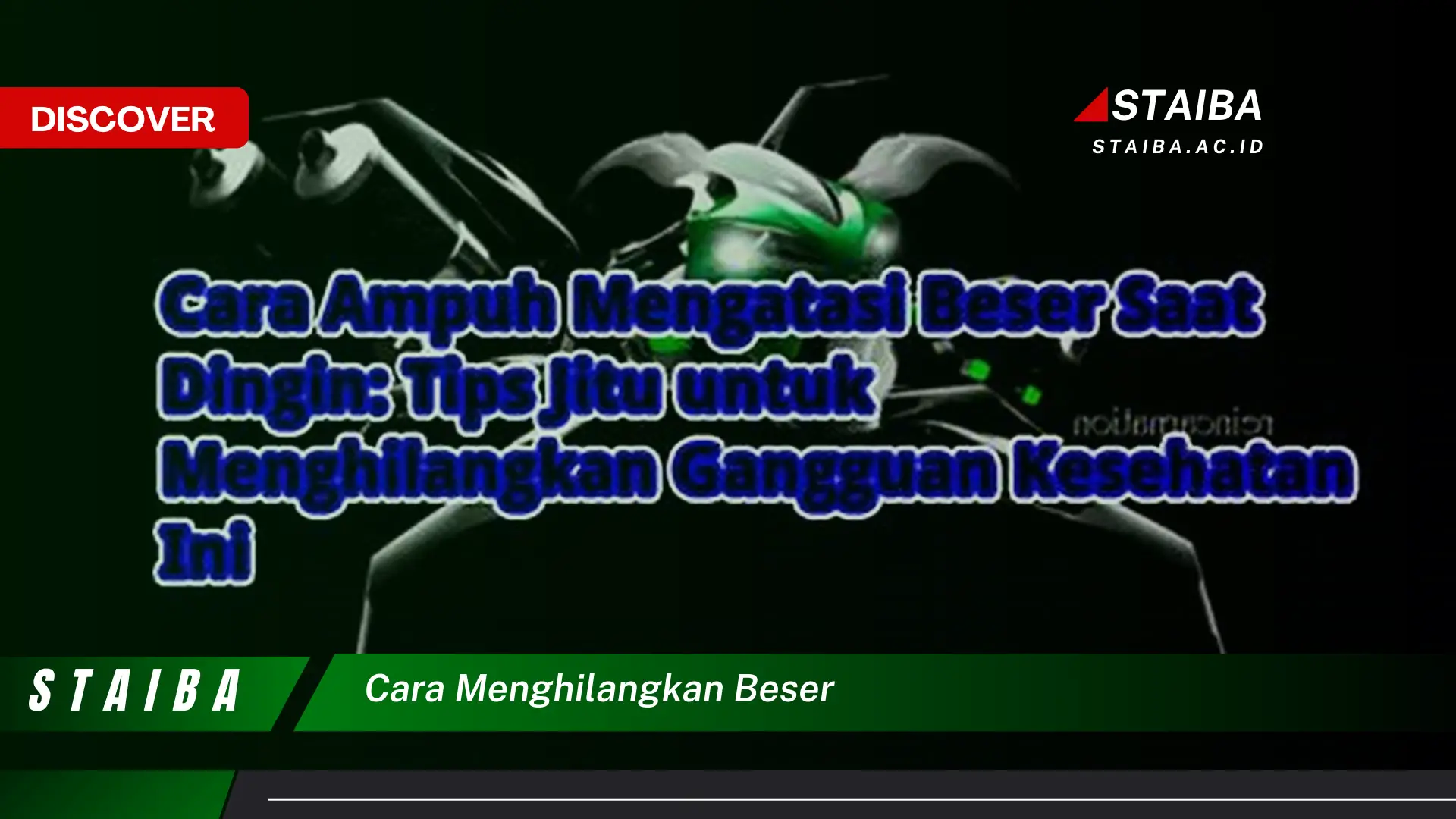 cara menghilangkan beser