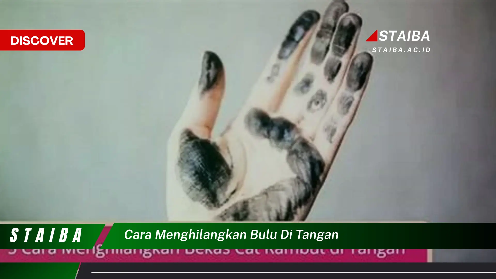 cara menghilangkan bulu di tangan