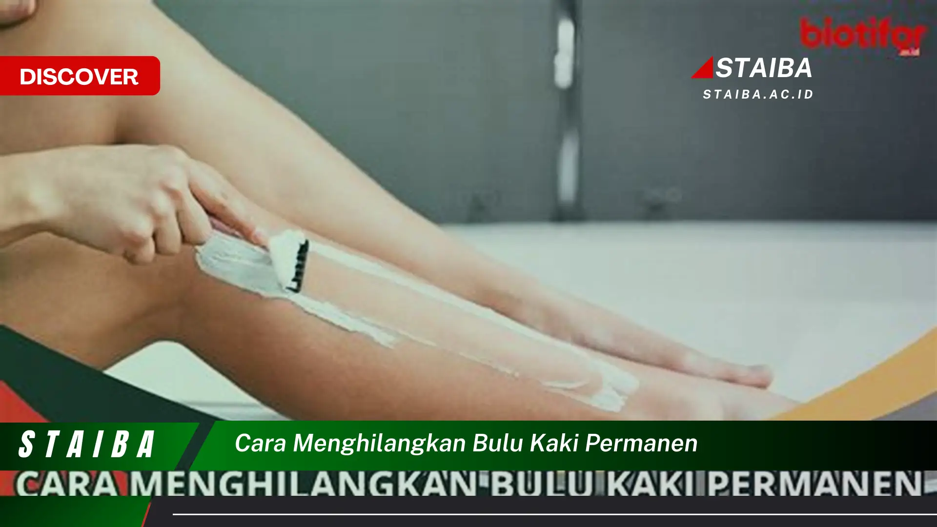 cara menghilangkan bulu kaki permanen