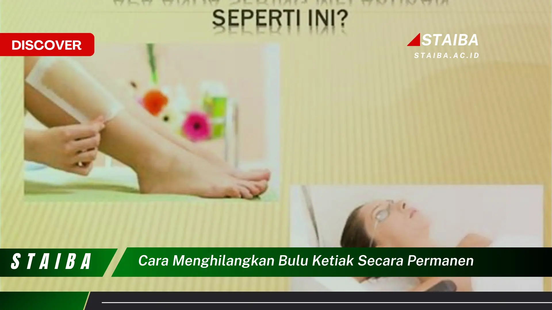 cara menghilangkan bulu ketiak secara permanen