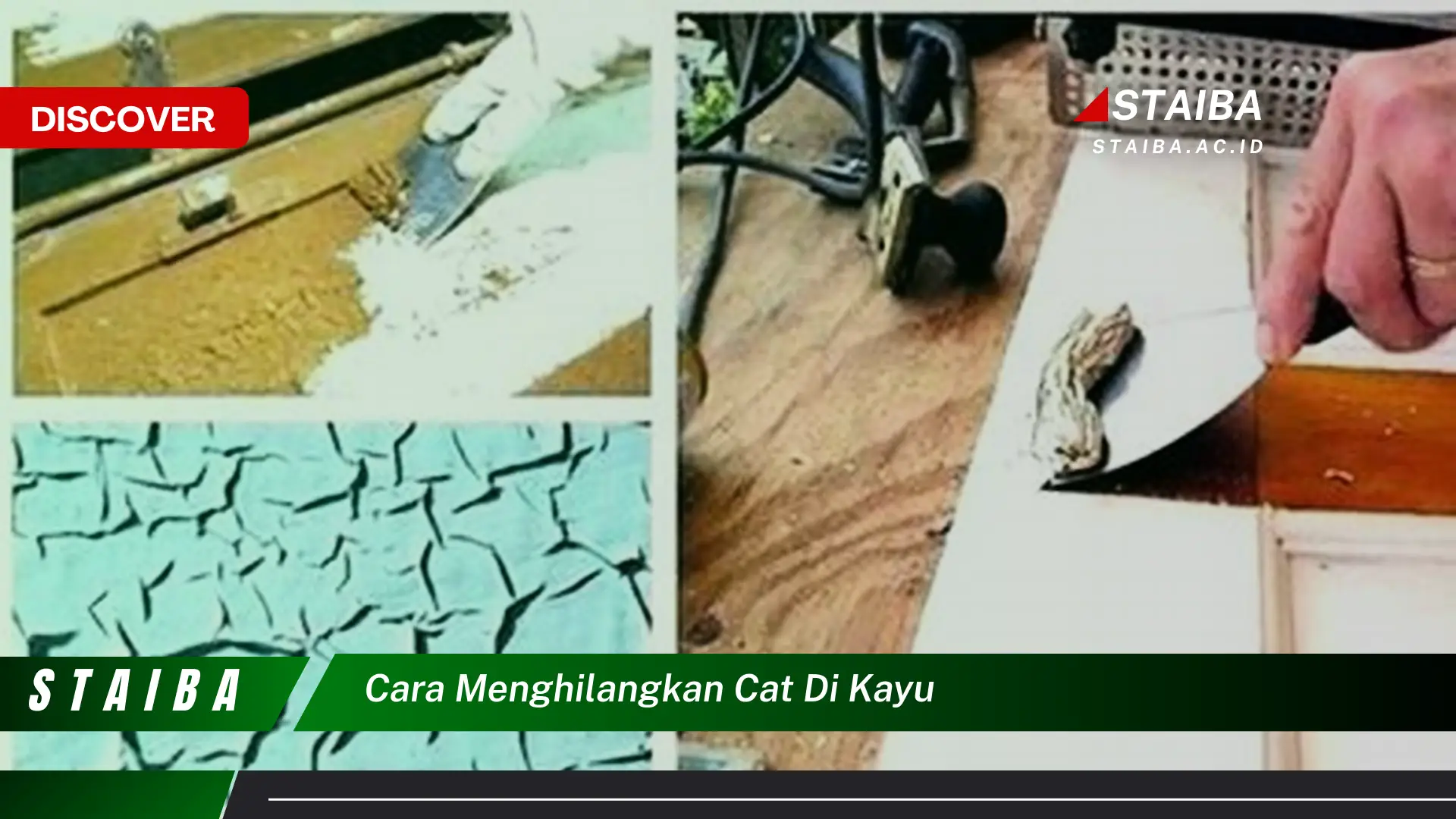 cara menghilangkan cat di kayu