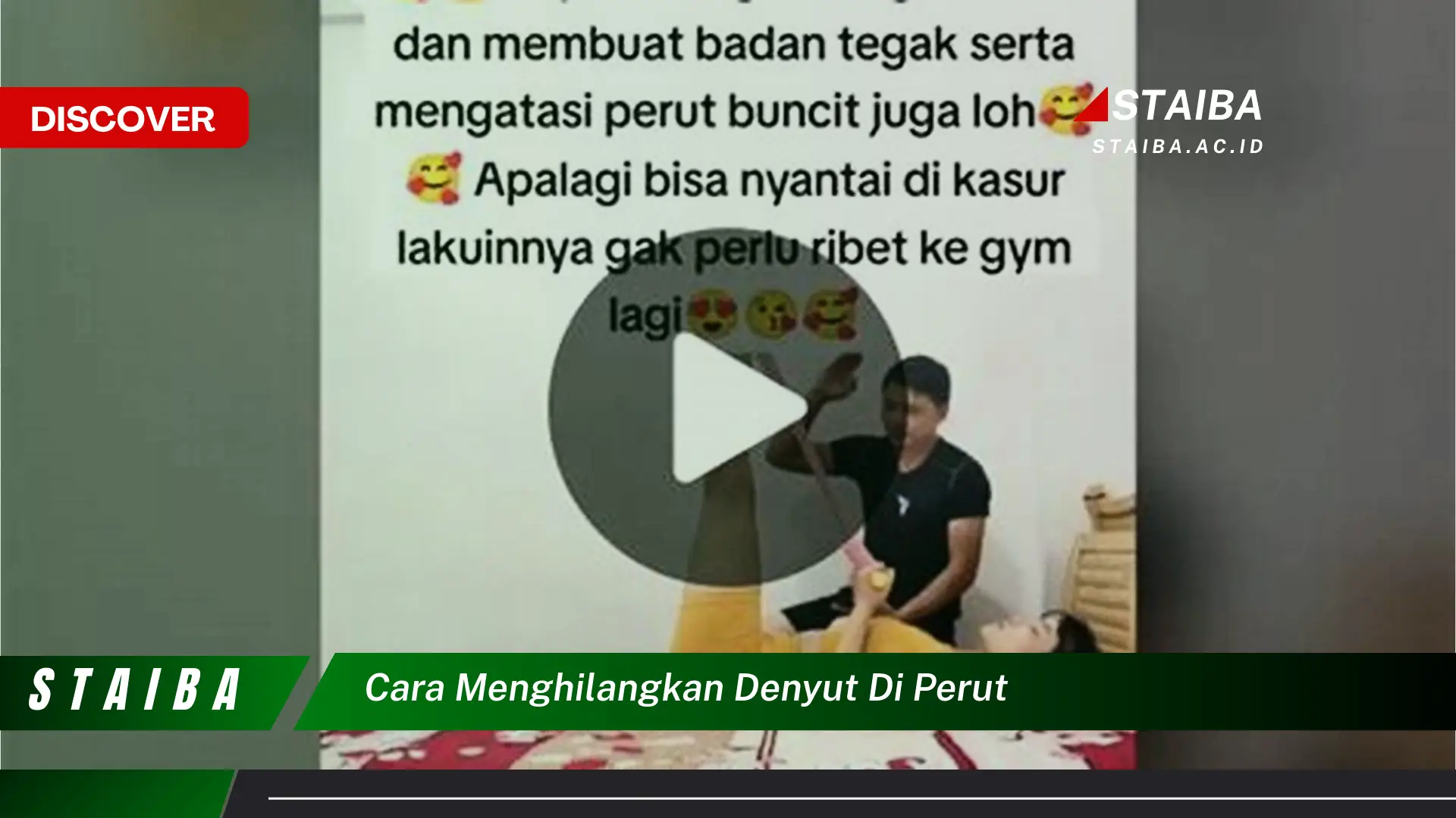 cara menghilangkan denyut di perut