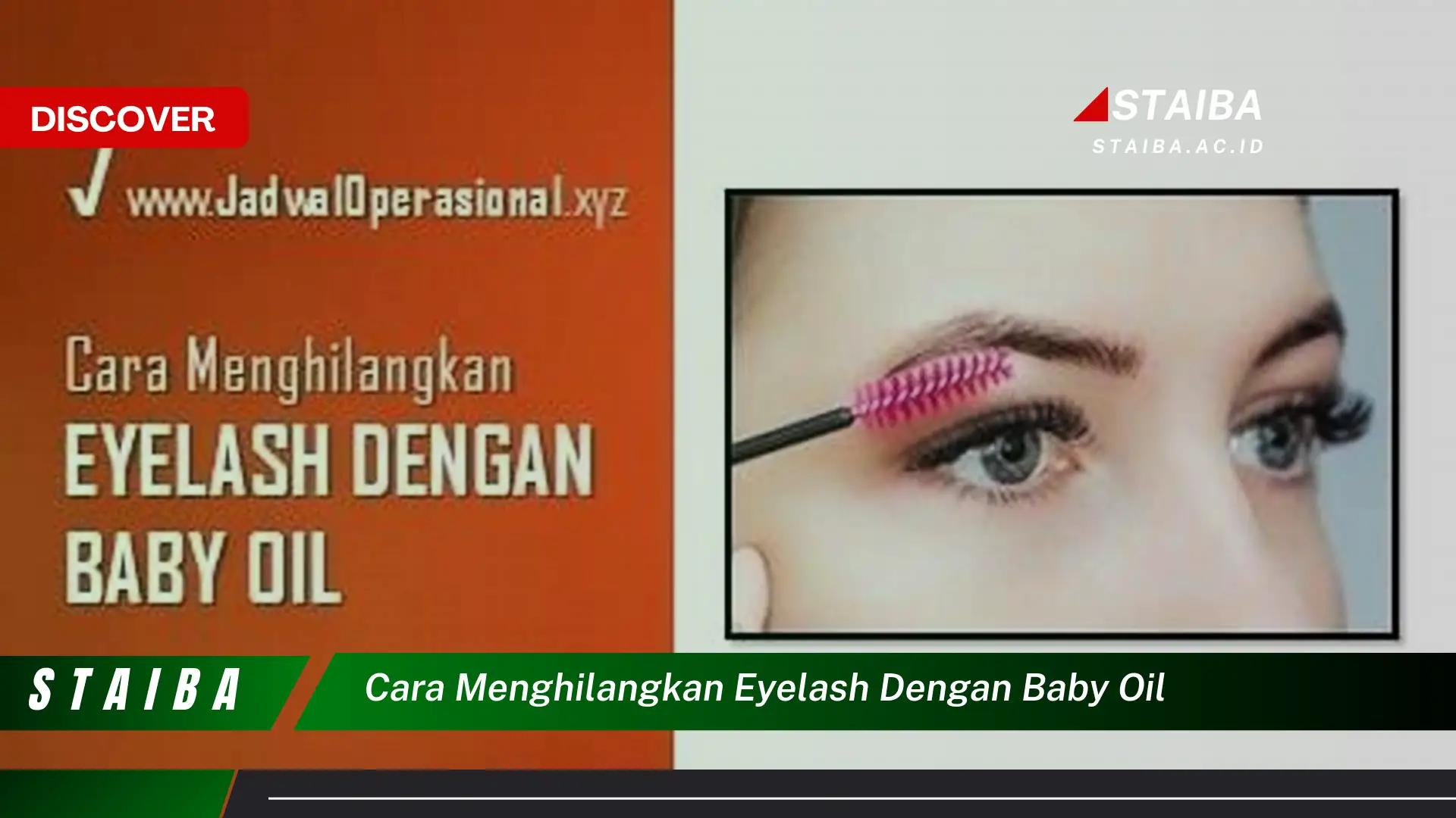 cara menghilangkan eyelash dengan baby oil