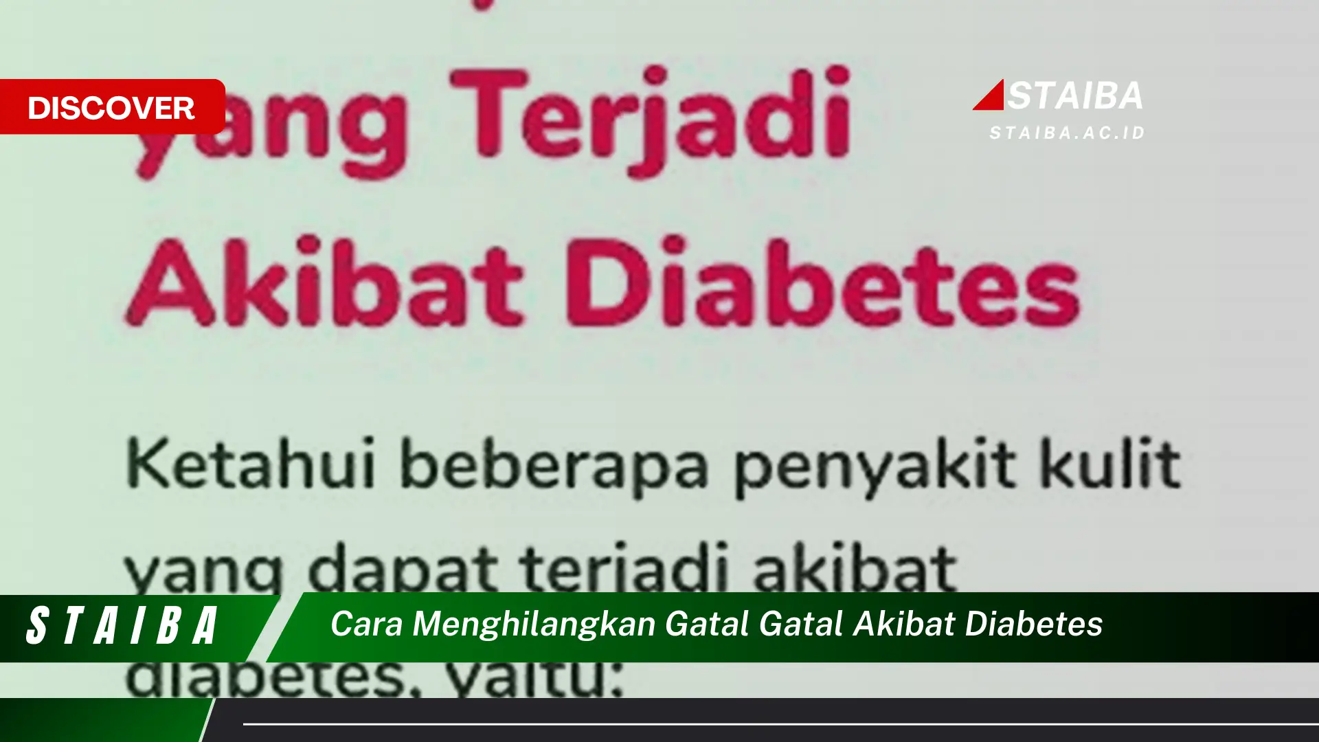 cara menghilangkan gatal gatal akibat diabetes