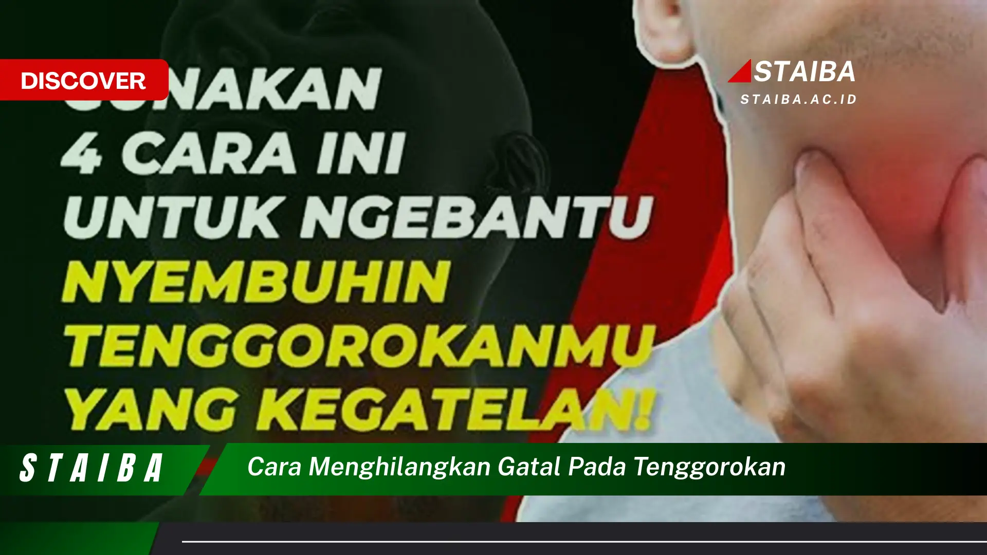 cara menghilangkan gatal pada tenggorokan