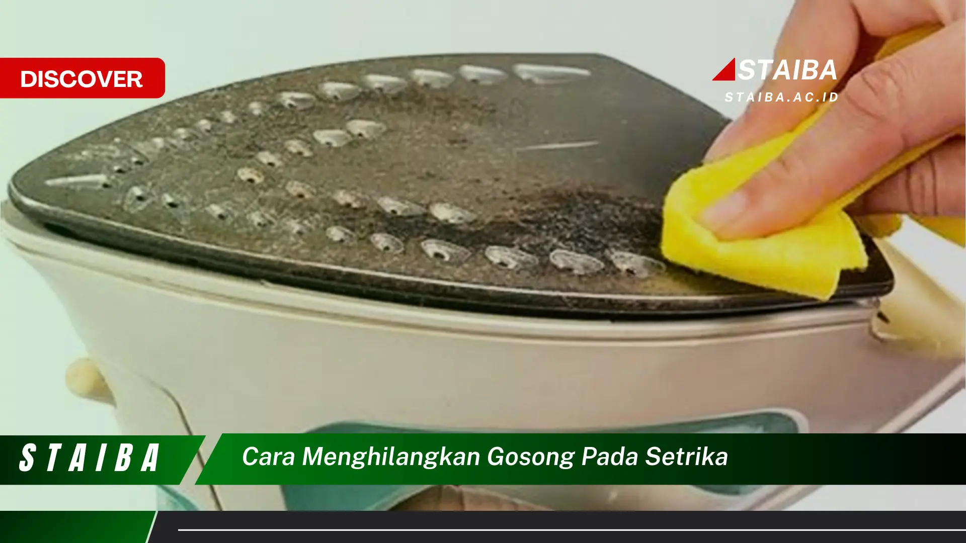 cara menghilangkan gosong pada setrika