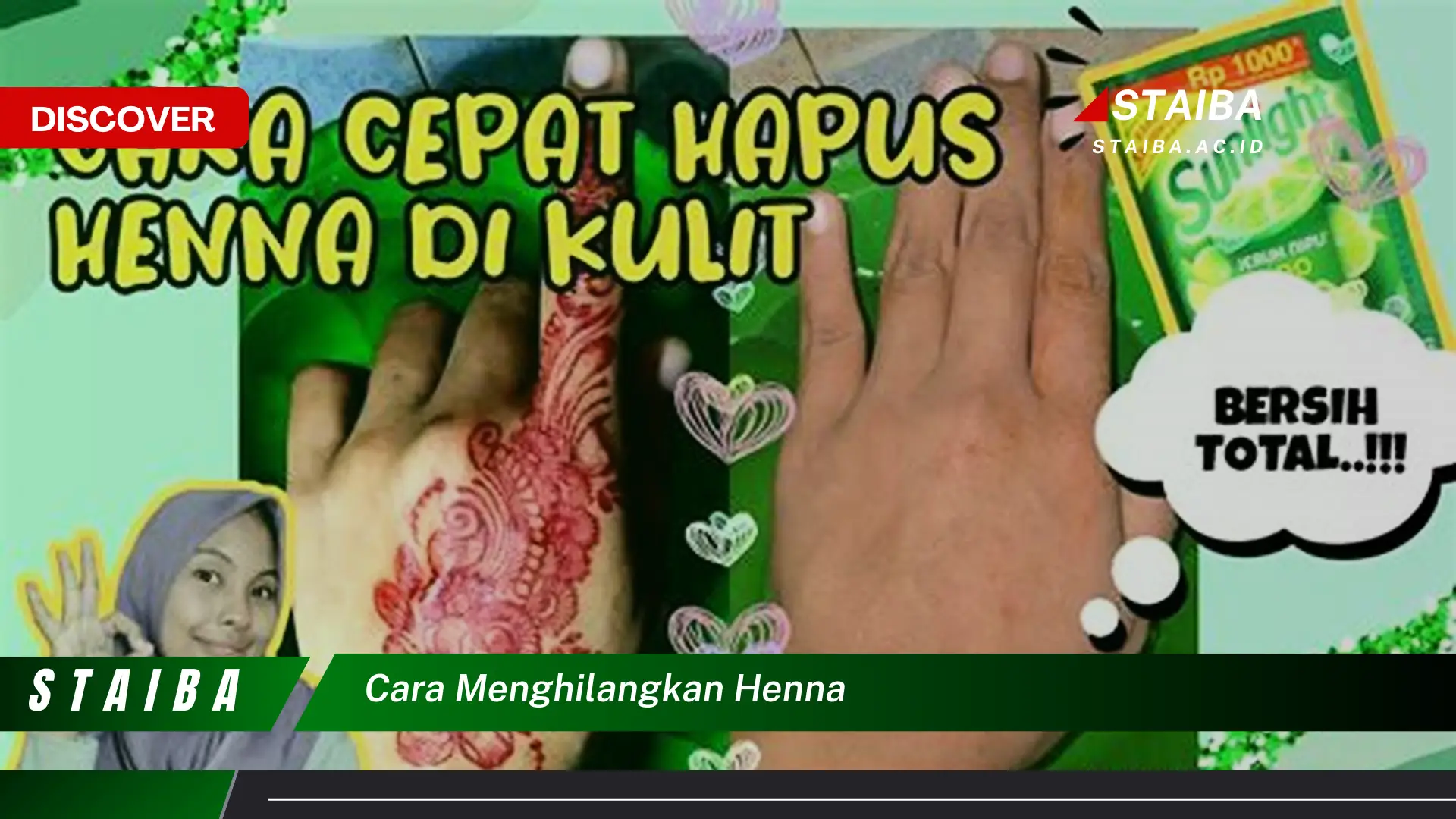 cara menghilangkan henna