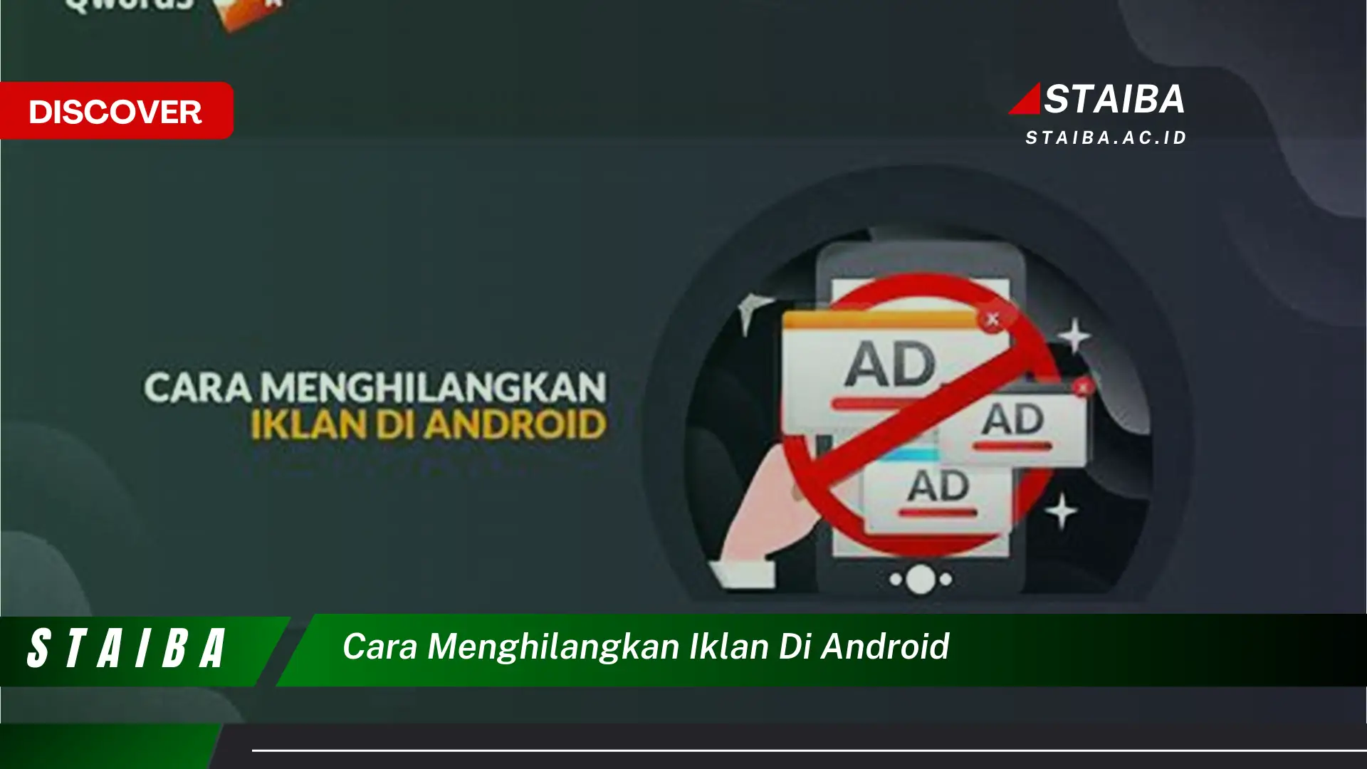 cara menghilangkan iklan di android