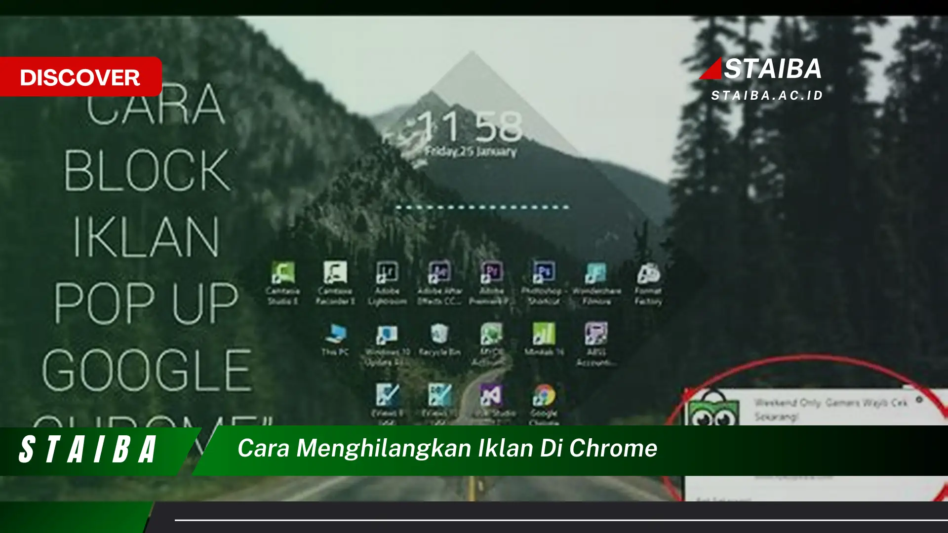 cara menghilangkan iklan di chrome