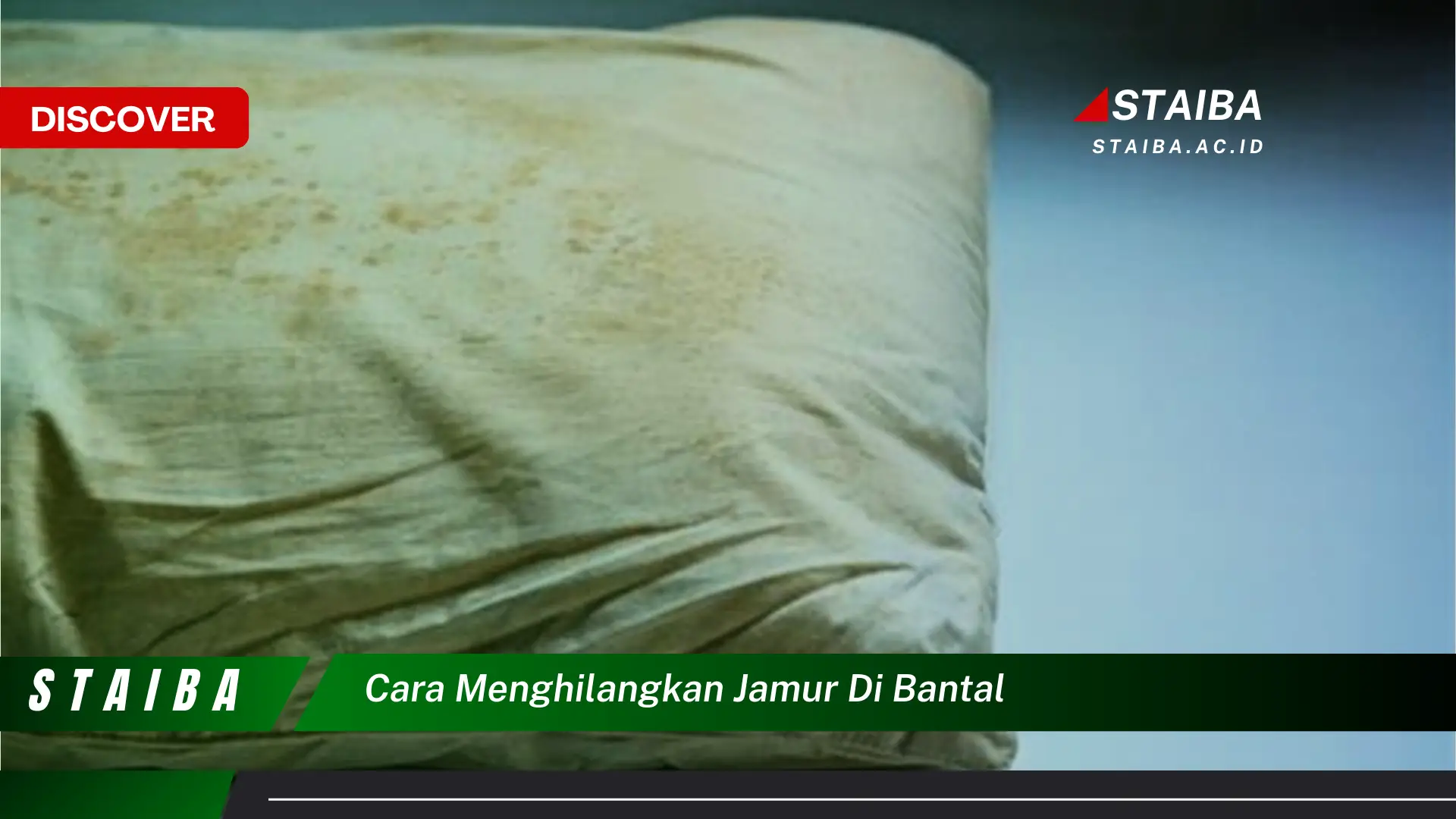 cara menghilangkan jamur di bantal