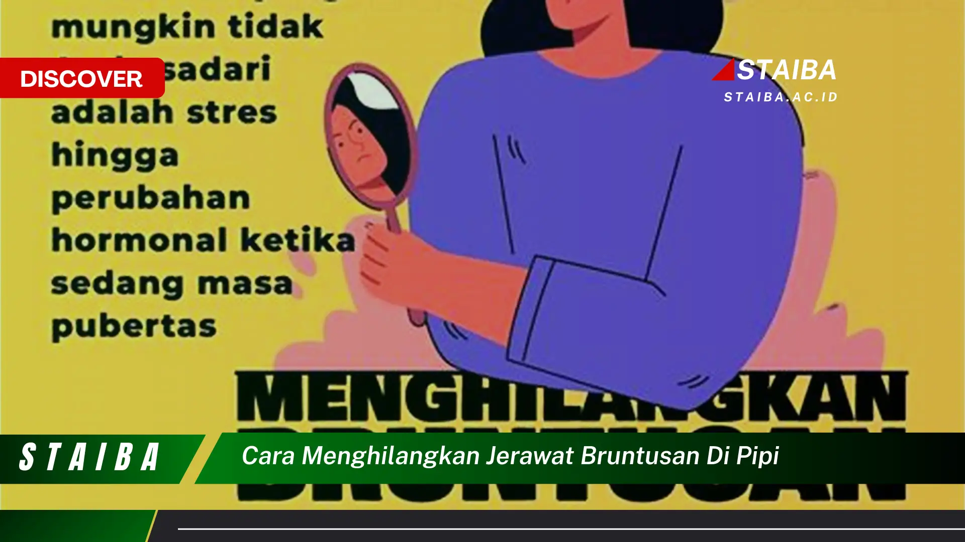 cara menghilangkan jerawat bruntusan di pipi