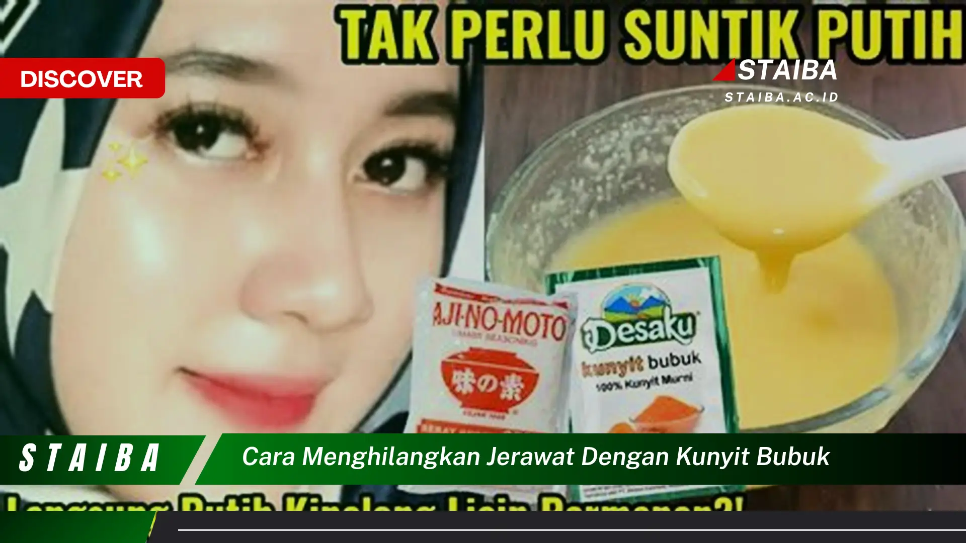 cara menghilangkan jerawat dengan kunyit bubuk
