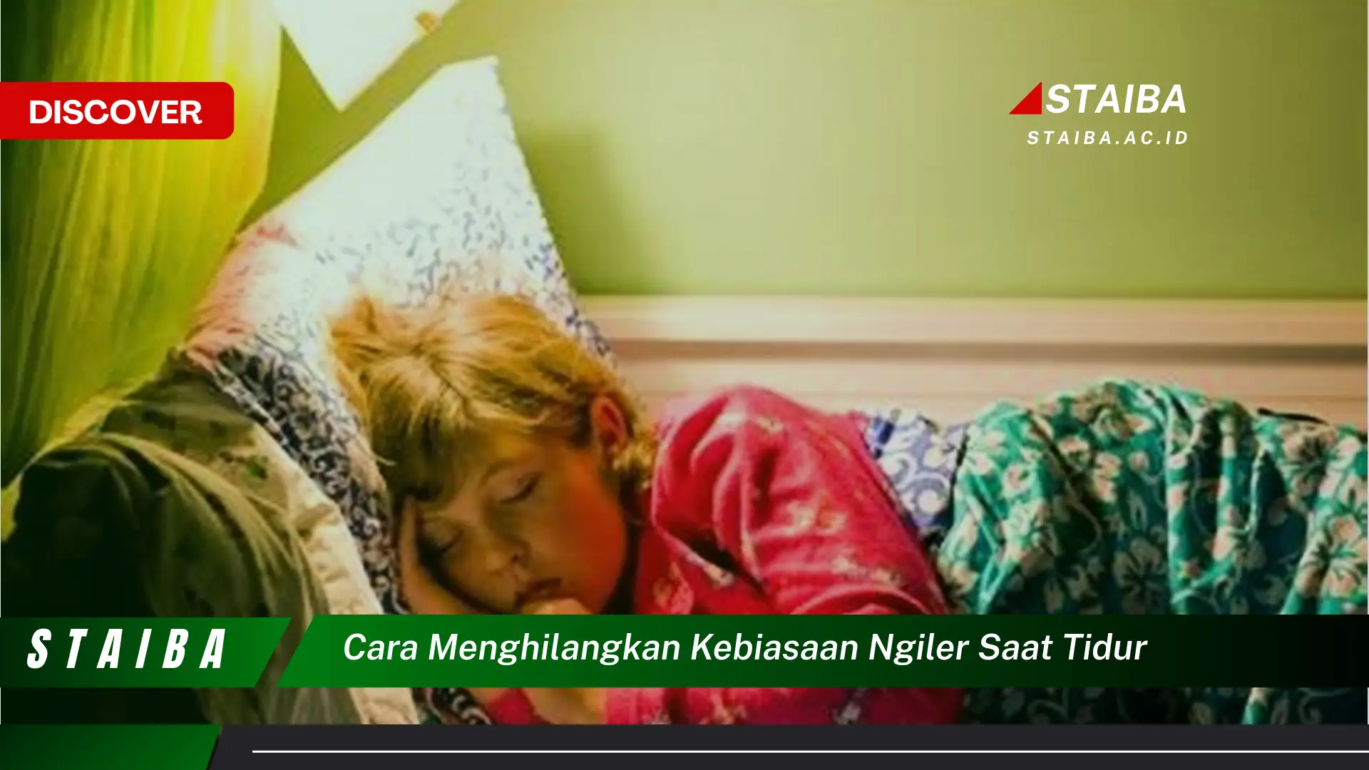 cara menghilangkan kebiasaan ngiler saat tidur