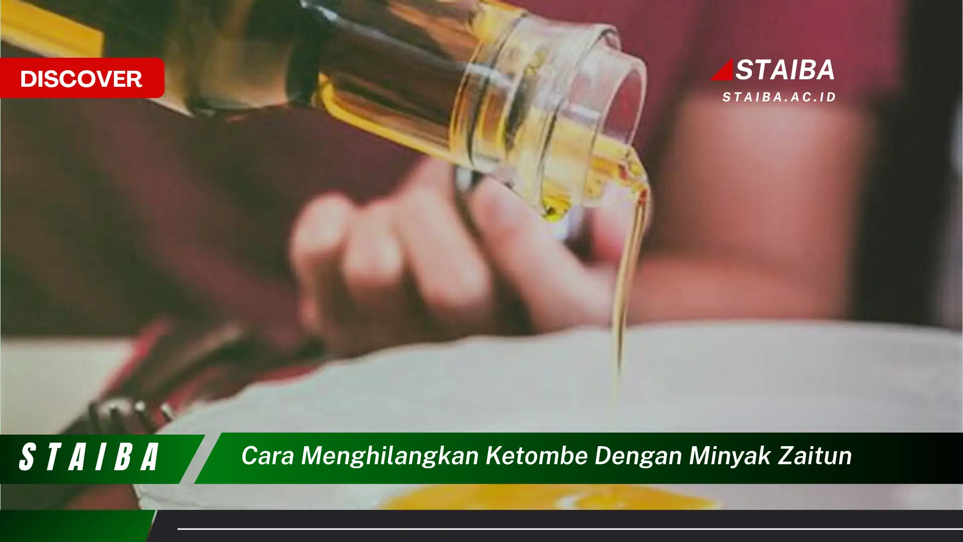 cara menghilangkan ketombe dengan minyak zaitun