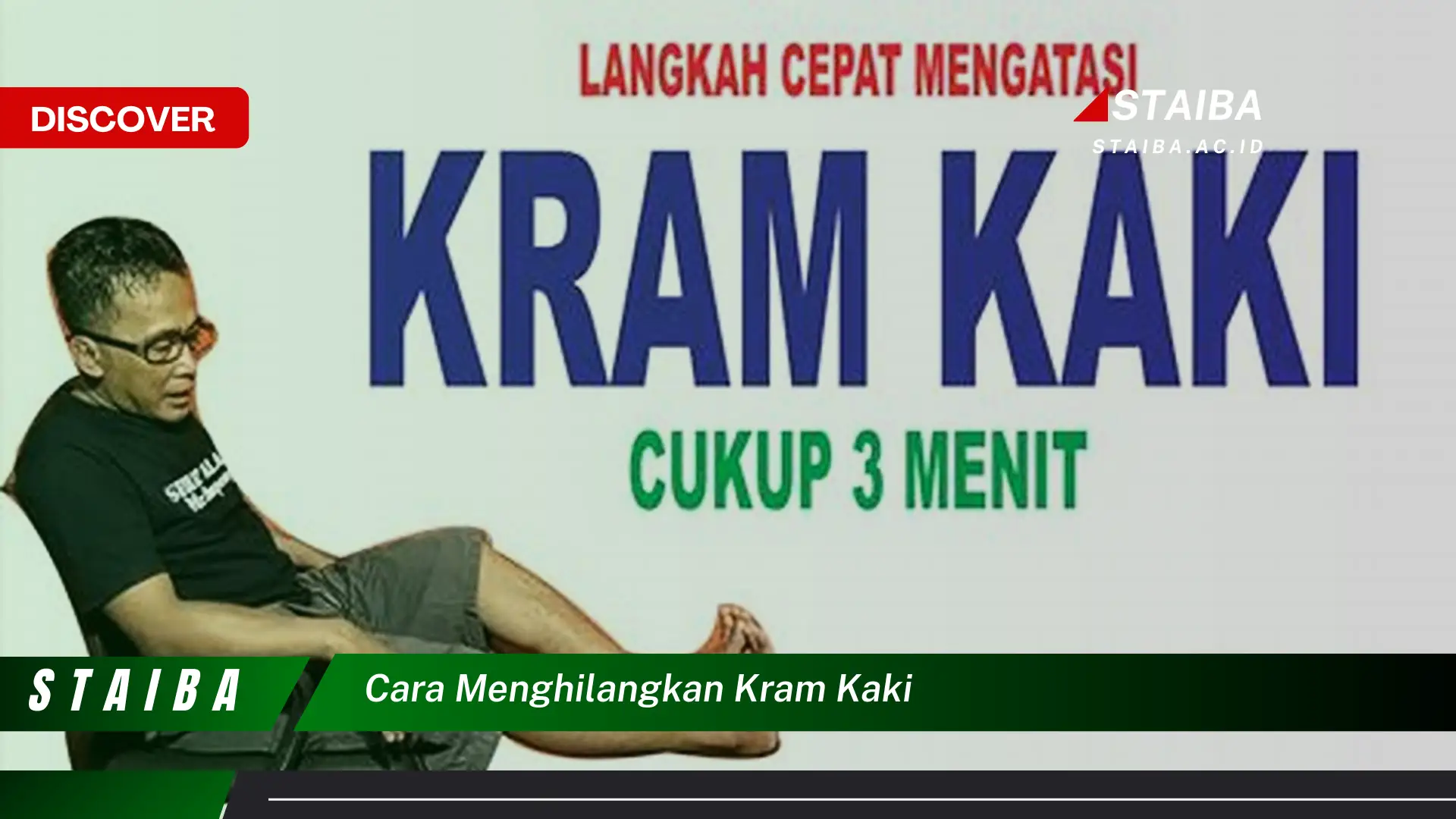 cara menghilangkan kram kaki