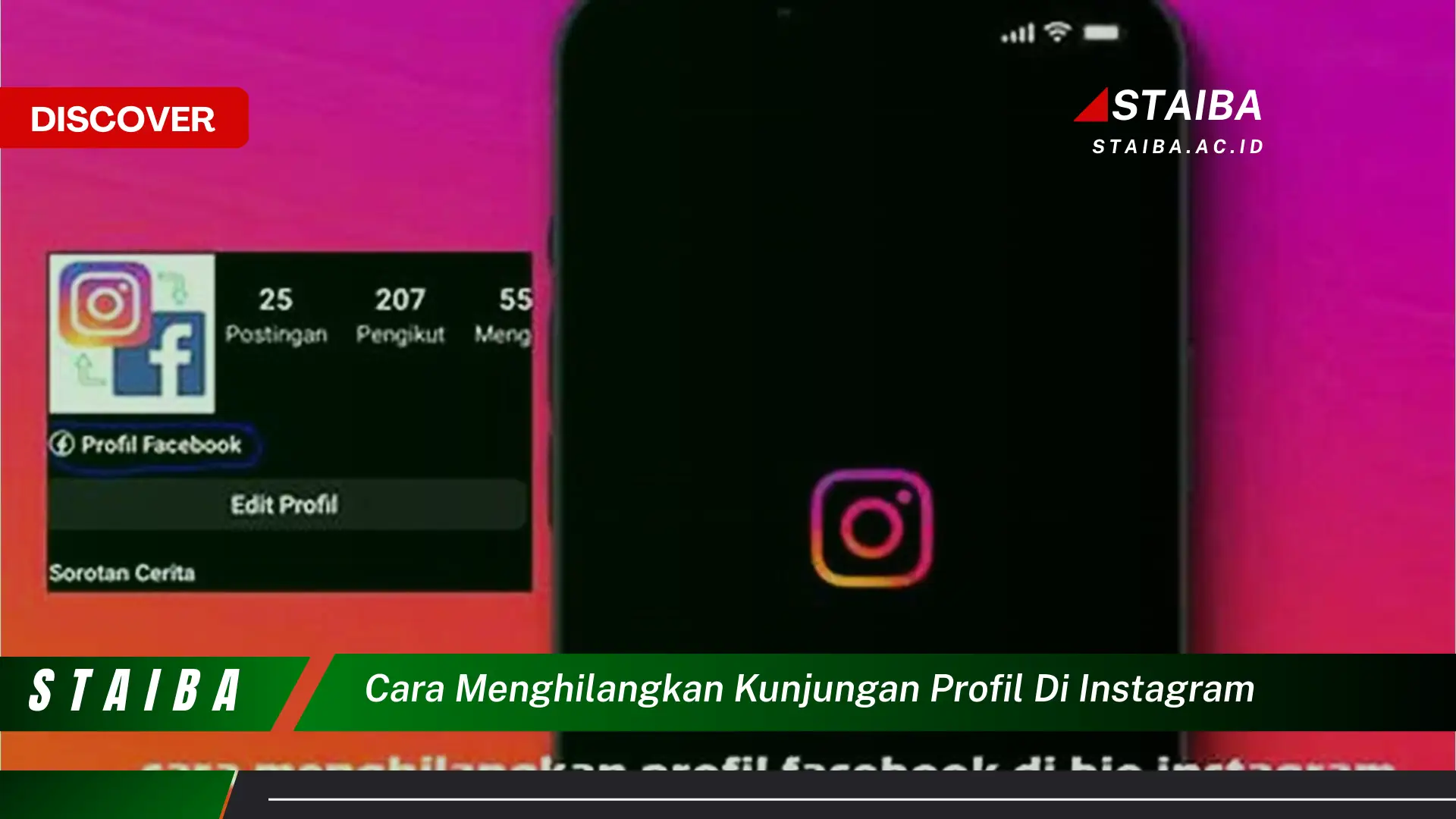 cara menghilangkan kunjungan profil di instagram