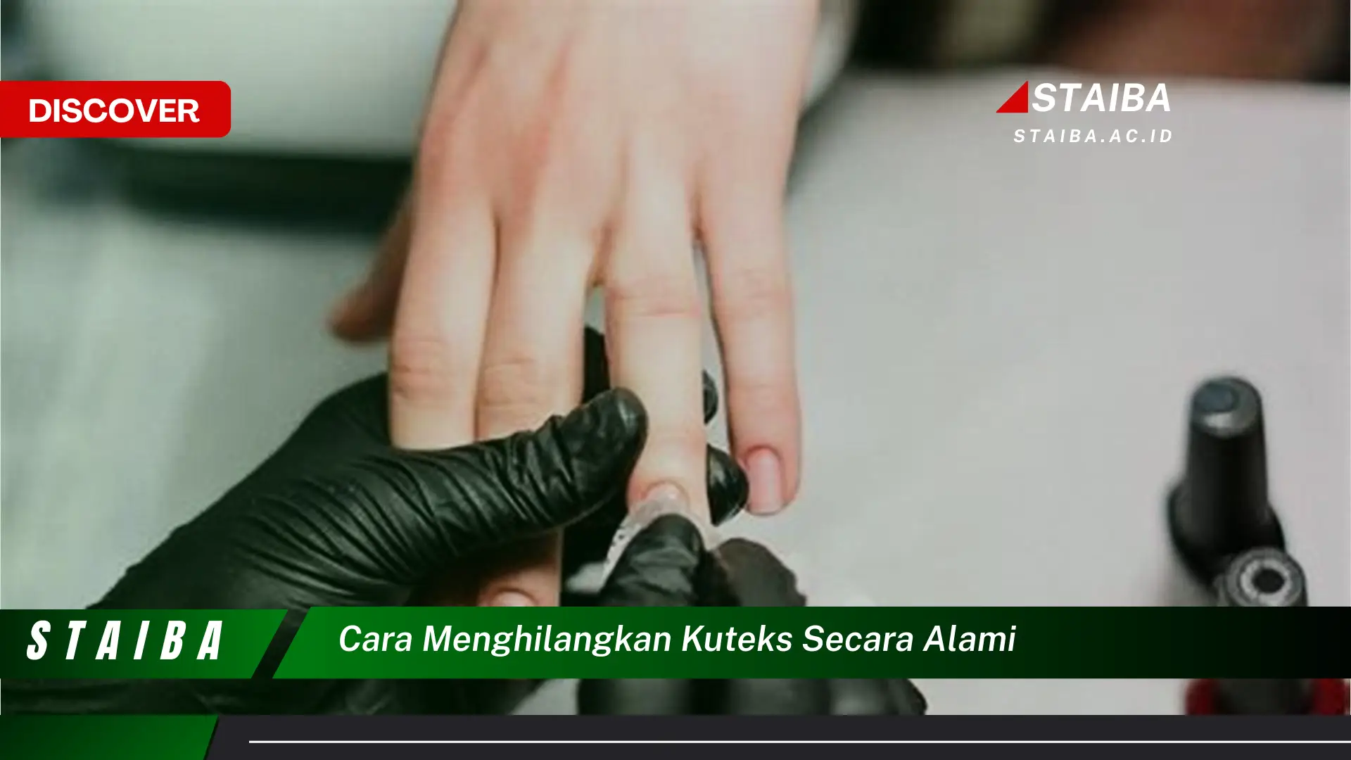 cara menghilangkan kuteks secara alami