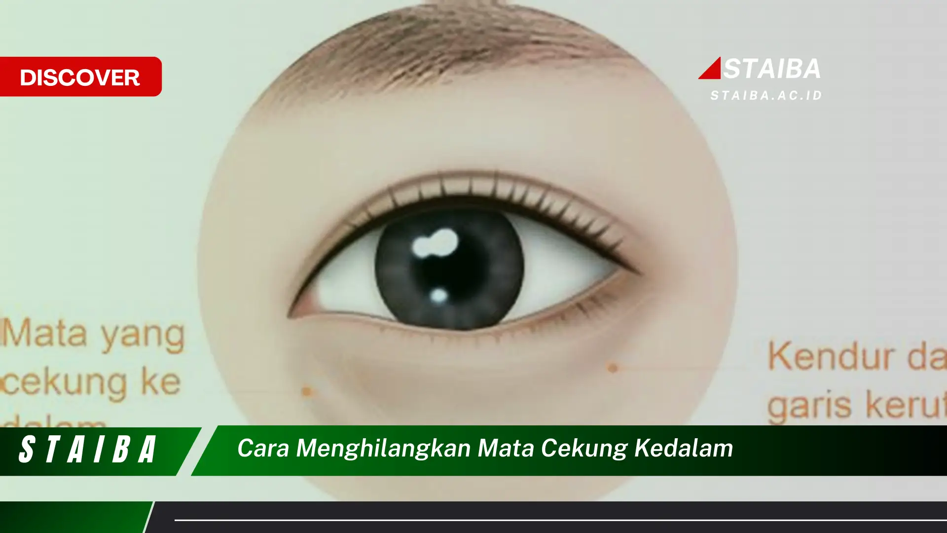 cara menghilangkan mata cekung kedalam