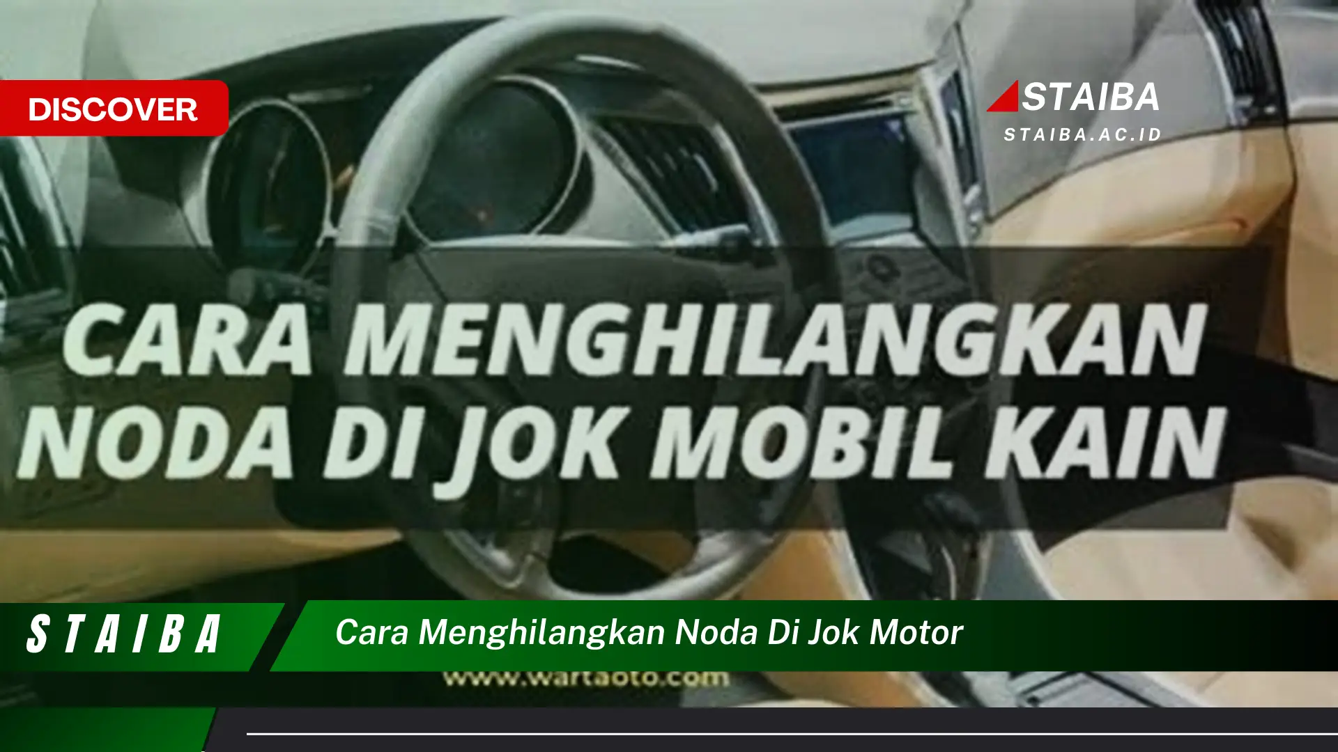 cara menghilangkan noda di jok motor