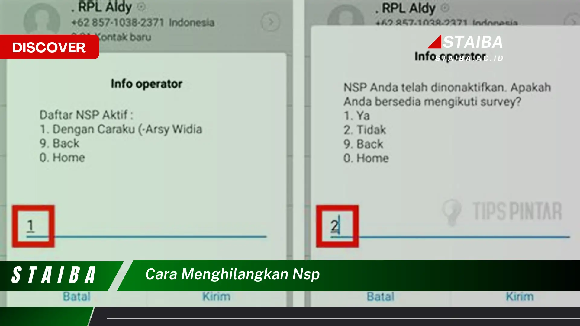 cara menghilangkan nsp