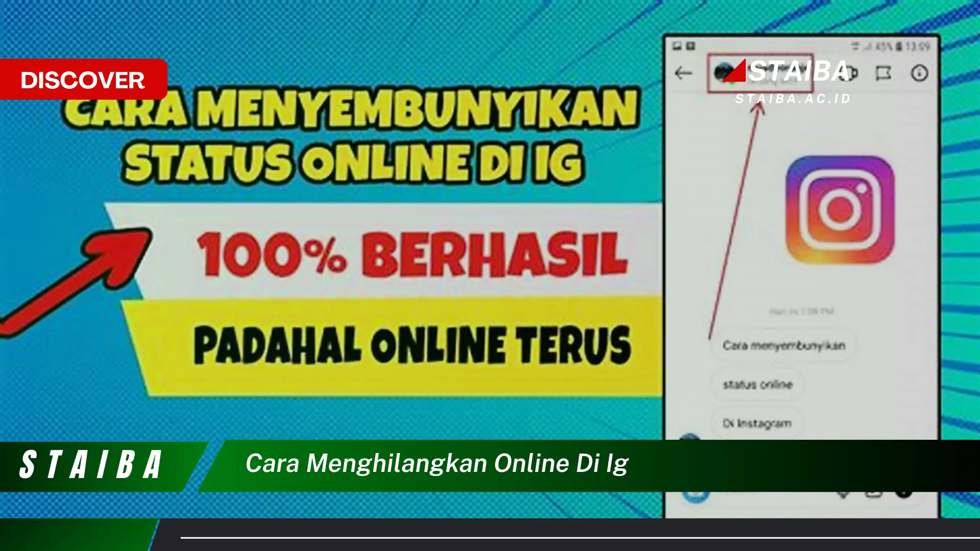 cara menghilangkan online di ig