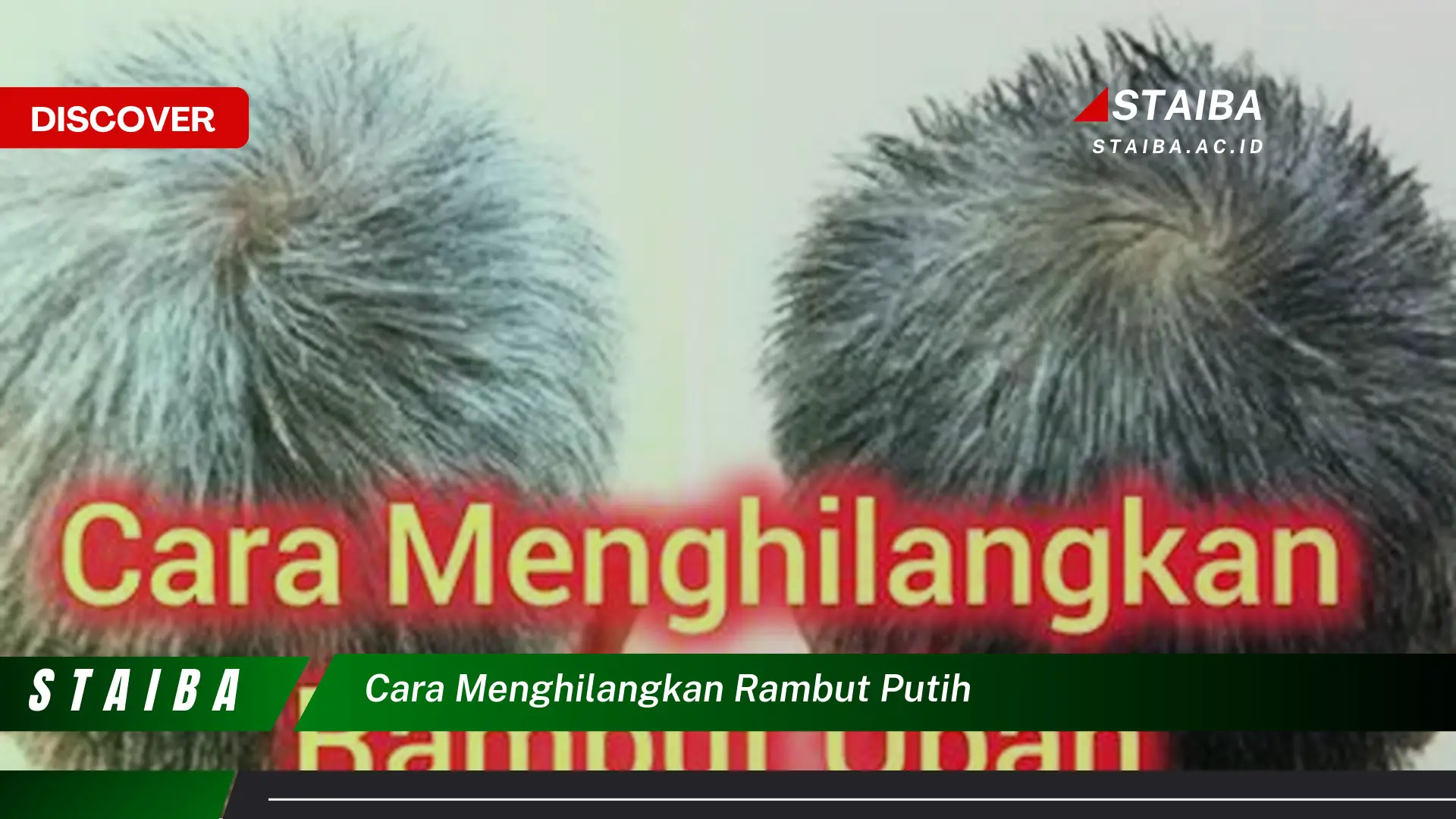 cara menghilangkan rambut putih